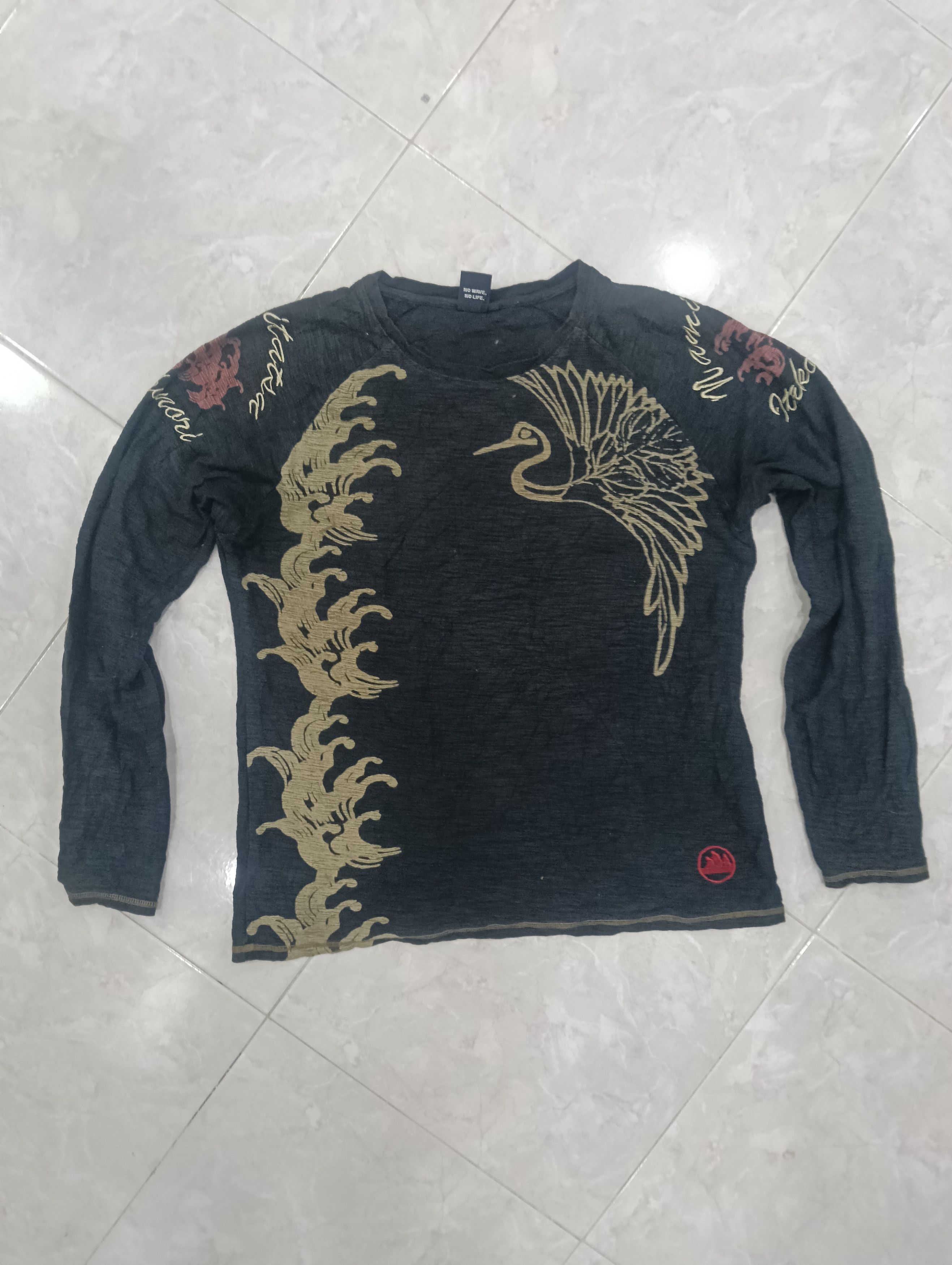 Japanese Brand Embroidered Japanese Traditional Size US XL / EU 56 / 4 - 1 Thumbnail