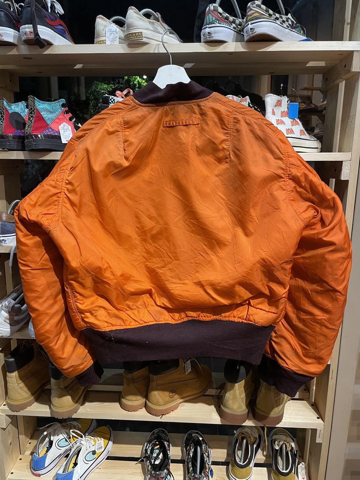 Alpha Industries × Vintage VINTAGE REVERSE ALPHA INDUSTRIES BACKHIT LOGO BOMBER JACKET Size US M / EU 48-50 / 2 - 3 Thumbnail