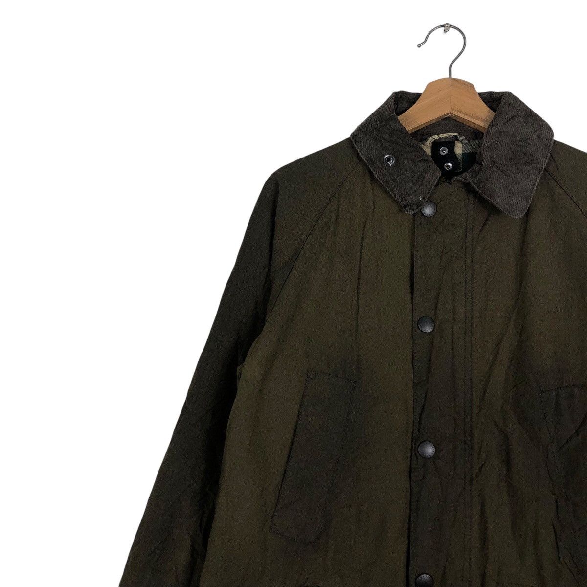 Barbour 📌Hunting Jacket Wax Barbour Blanket Tartan Multi Pocket Size US M / EU 48-50 / 2 - 8 Thumbnail