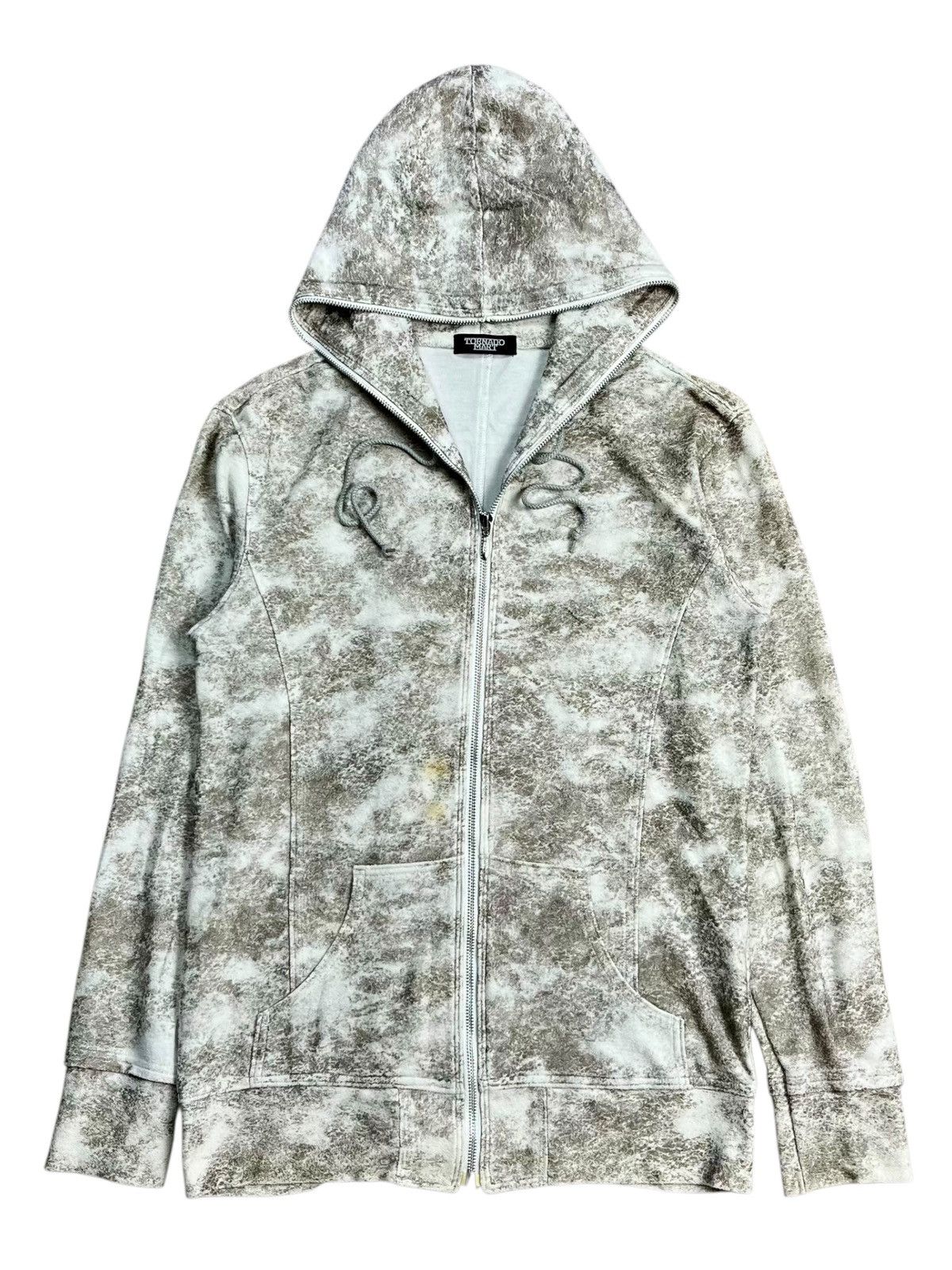 If Six Was Nine 2000s Tornado Mart - GIMP Mud Wash Zip Hoodie Size US M / EU 48-50 / 2 - 2 Thumbnail