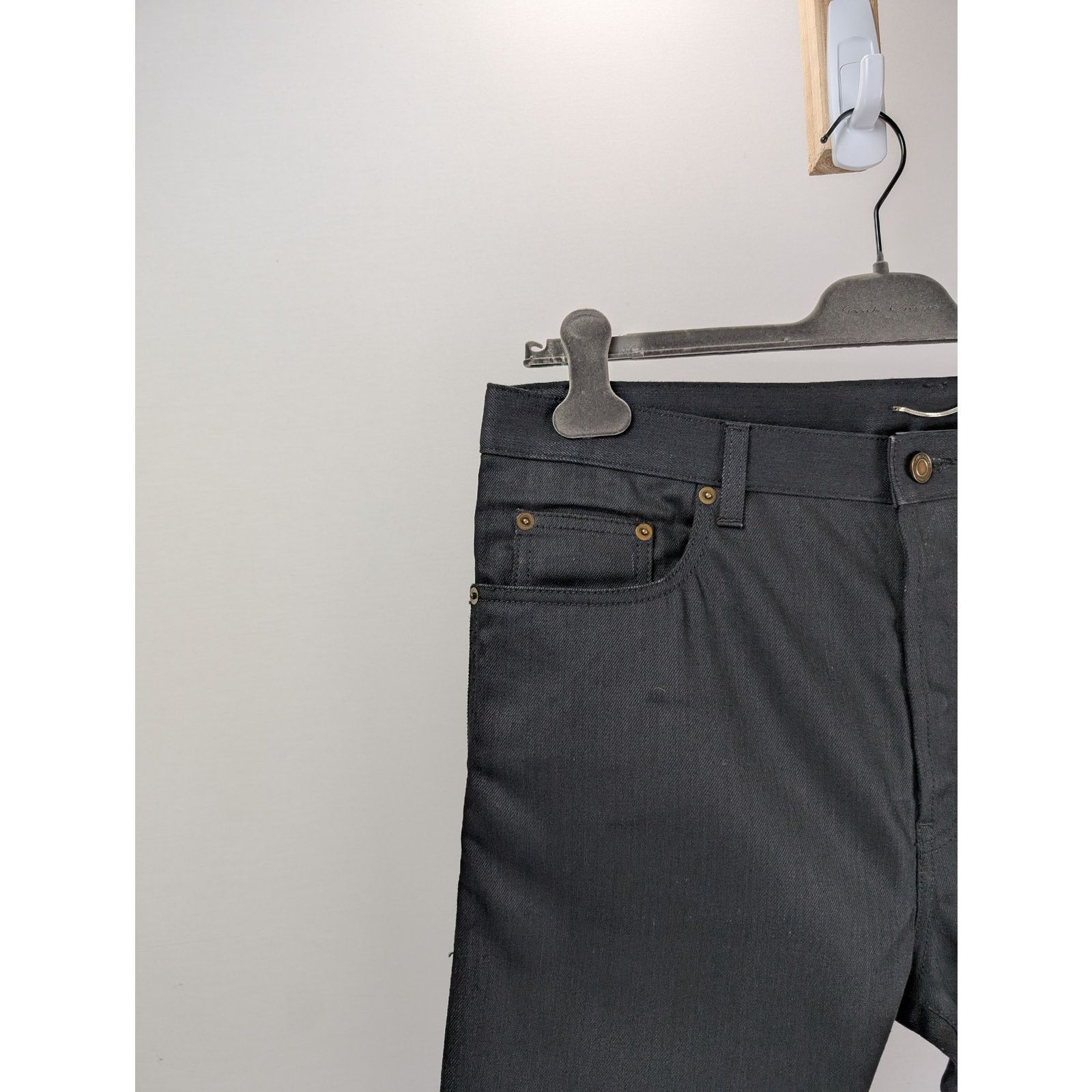 Saint Laurent Paris o1rshd1 Denim Short Straight in Used Black Size US 34 / EU 50 - 5 Thumbnail