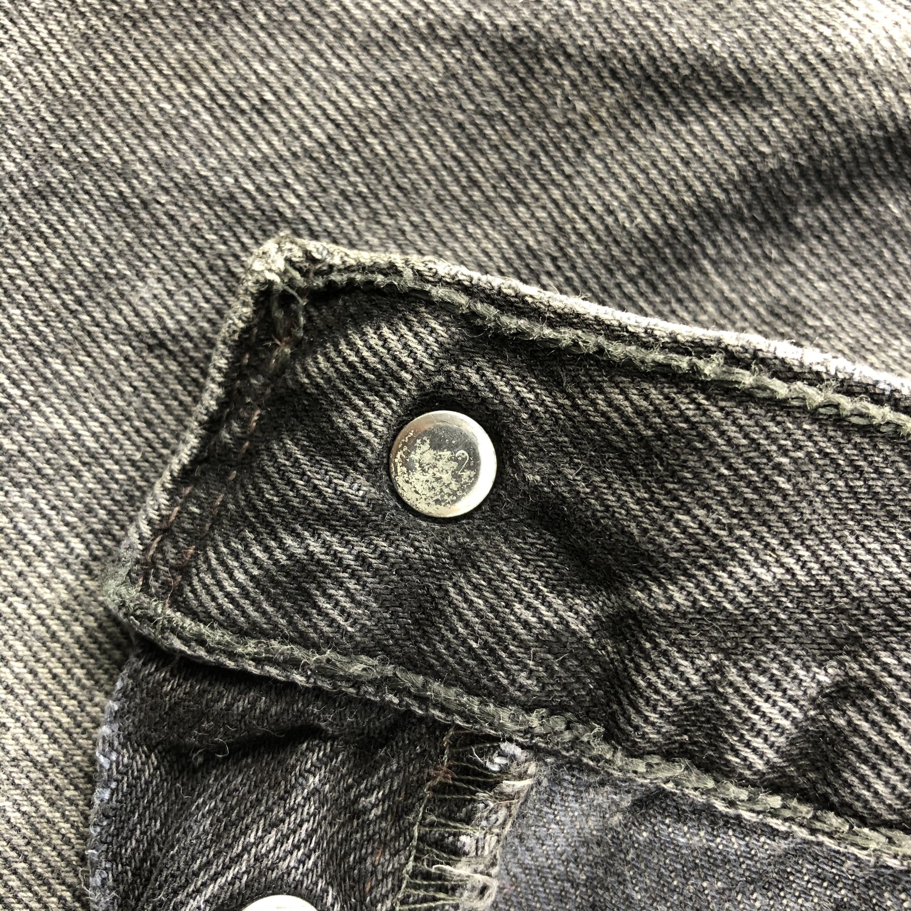 Levi's Vintage Faded Black Levis 501 Jeans-JM3040 Size US 32 / EU 48 - 14 Thumbnail