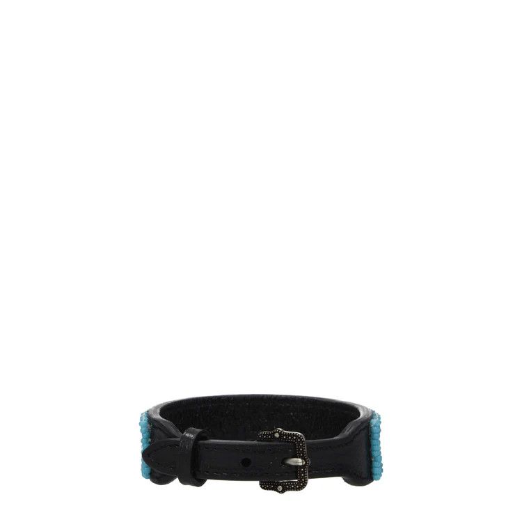 Gucci ob1o1e1124 Size: M / Leather Bracelet in Blue Size ONE SIZE - 2 Thumbnail