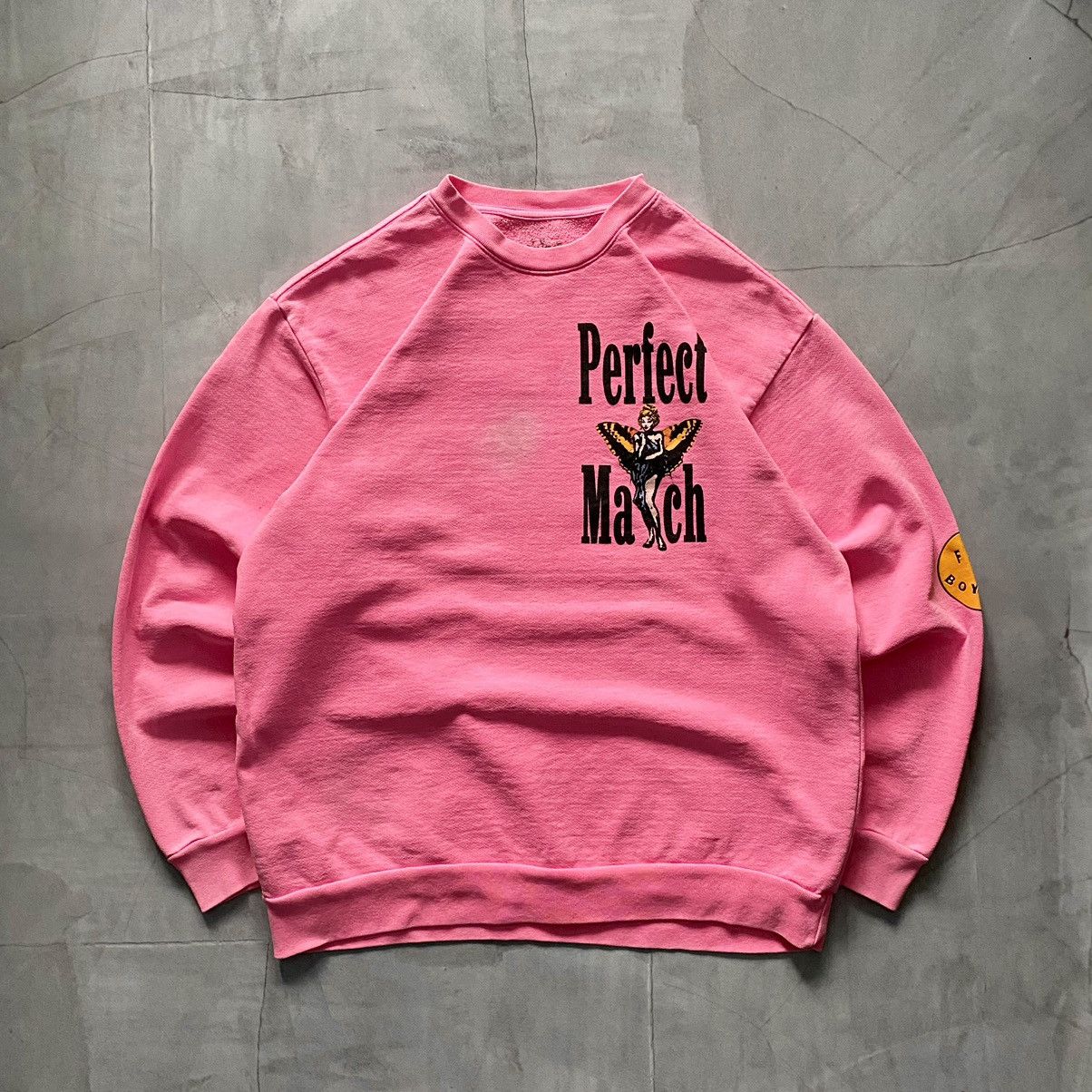 Boys Lie × Designer Boys Lie Perfect Match Neon CPFM Style Oversize Sweatshirt Size XL / US 12-14 / IT 48-50 - 1 Thumbnail