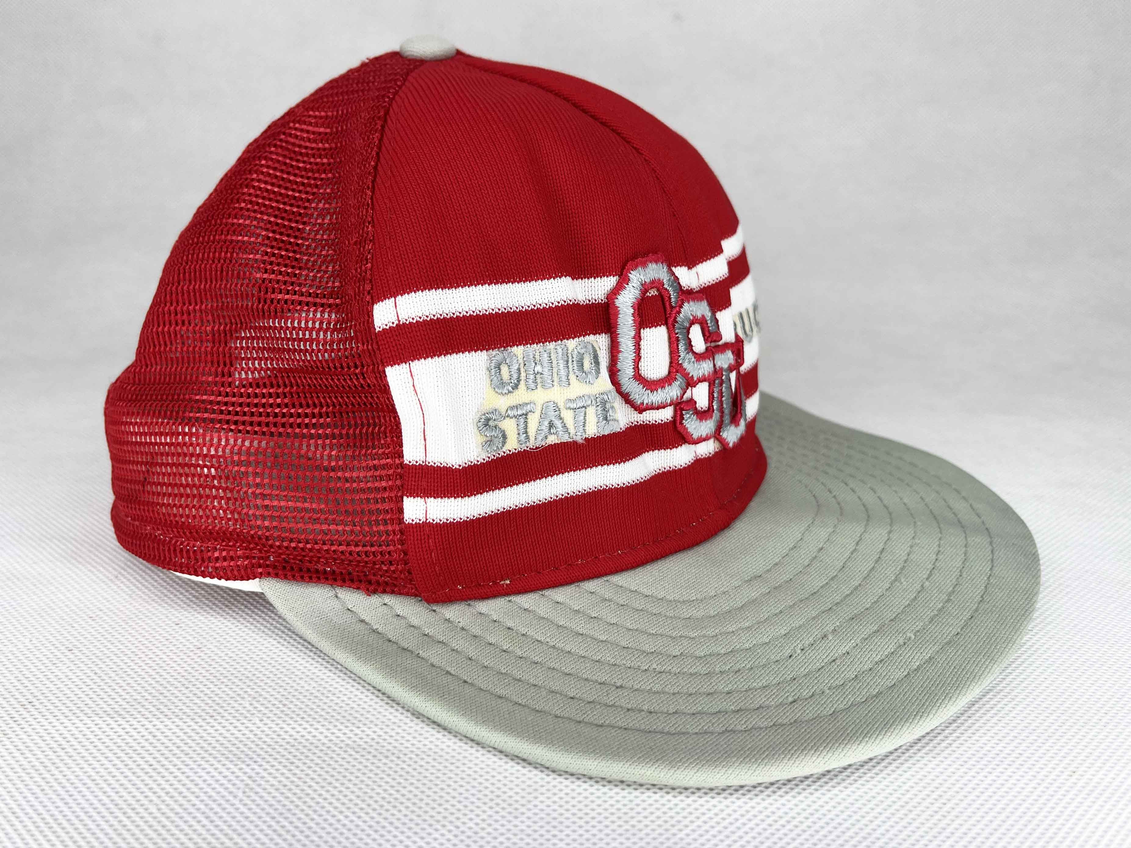 NCAA Vintage AJD Ohio State Buckeyes OSU Snapback Cap Hat Size ONE SIZE - 4 Thumbnail