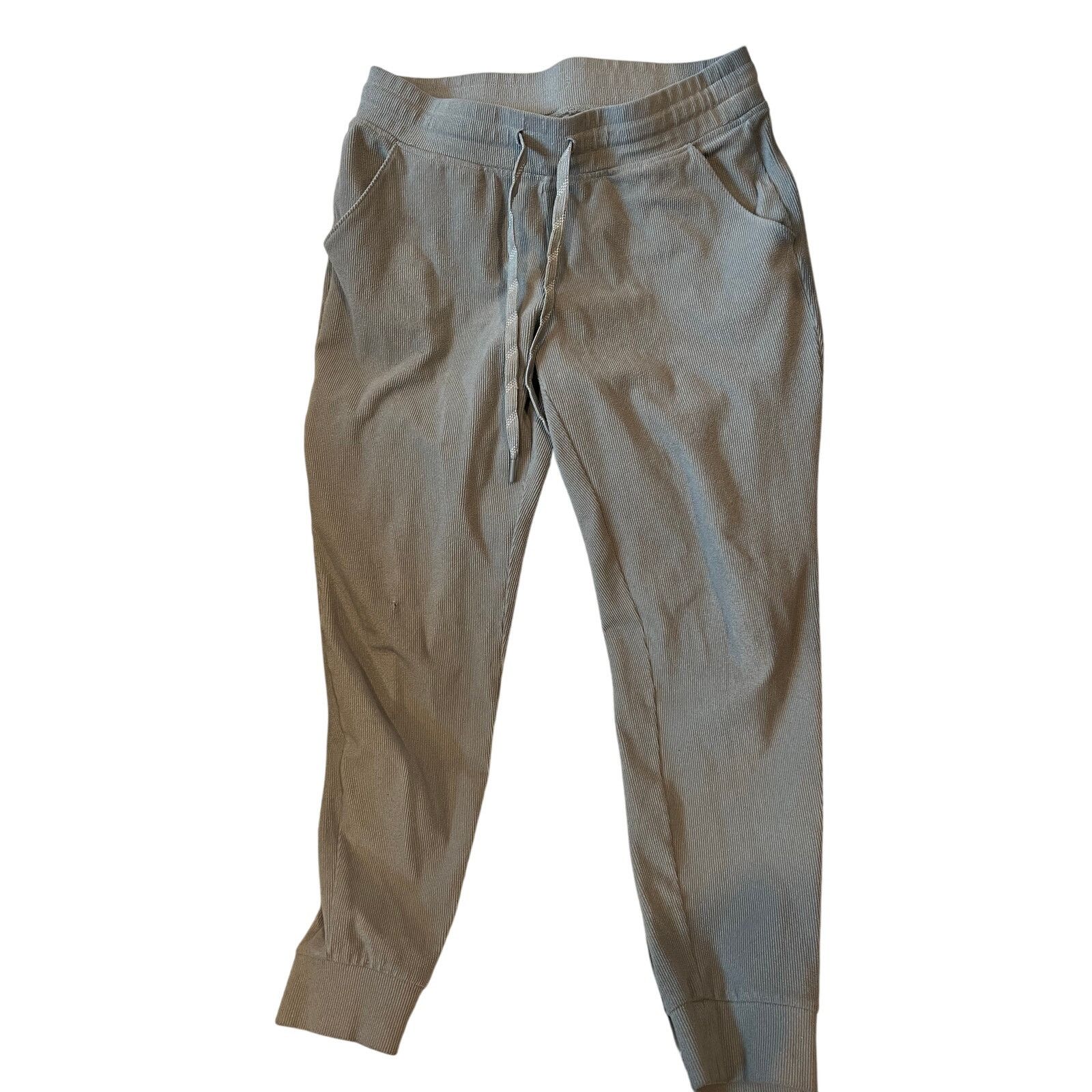 Andrew Marc Andrew Marc NY Ribbed Gray Cuffed Sweatpants Mens M Size US 34 / EU 50 - 1 Thumbnail