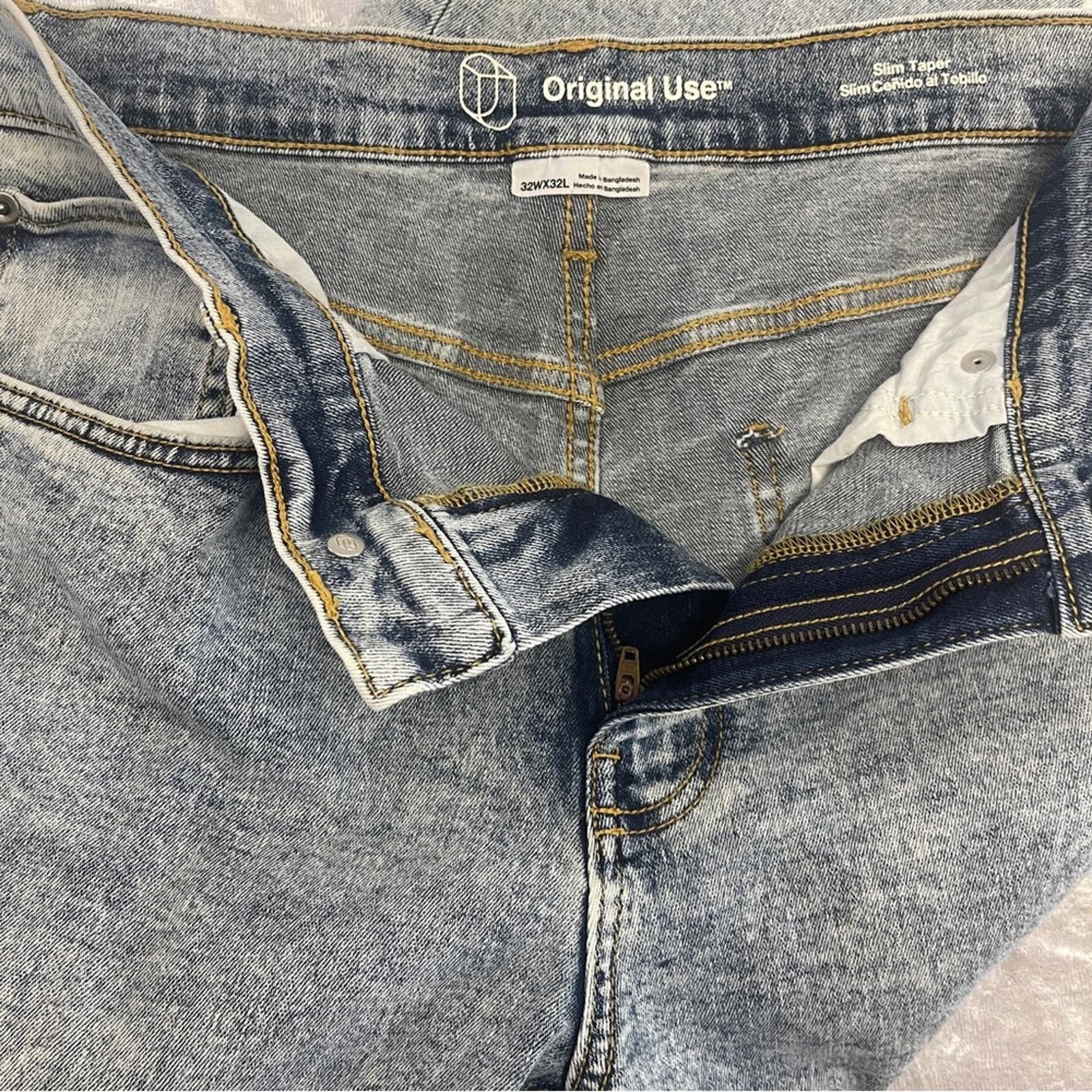 Other Original Use Men's Gray Jeans 32x32 Size US 32 / EU 48 - 4 Thumbnail