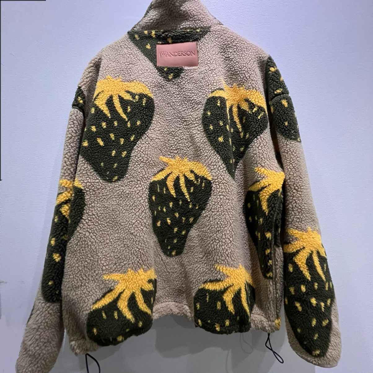 JW Anderson Strawberry Fleece Jacket Size L / US 10 / IT 46 - 6 Thumbnail