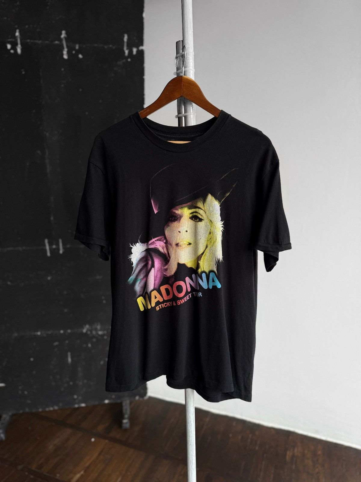 Band Tees × Designer Madonna Sticky & Sweet Tour Merch Mens Short Sleeve T-Shirt Size US M / EU 48-50 / 2 - 1 Thumbnail