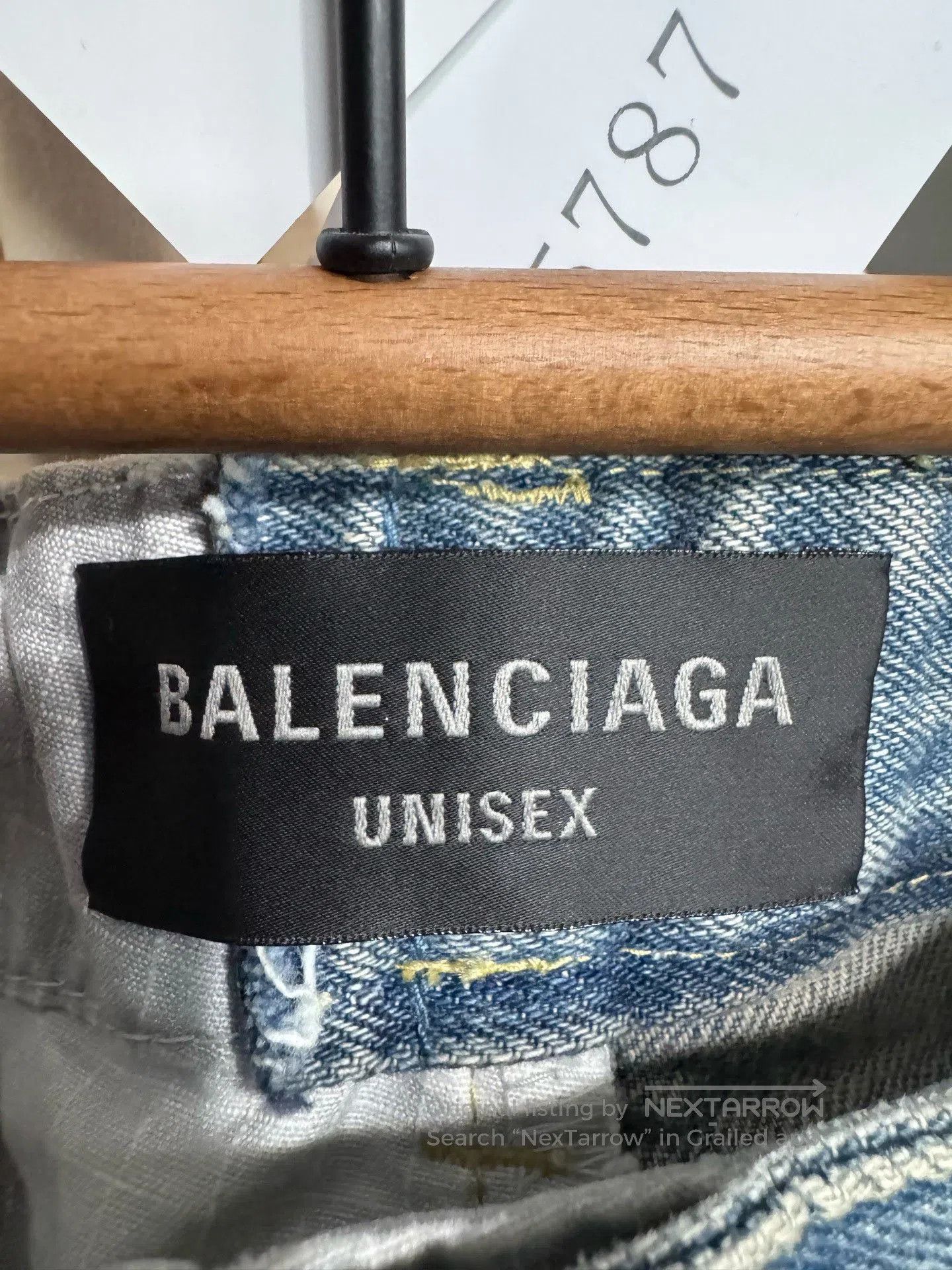 Balenciaga Balenciaga Camo Patchwork Denim Cargo Pants. Size 22" - 7 Thumbnail