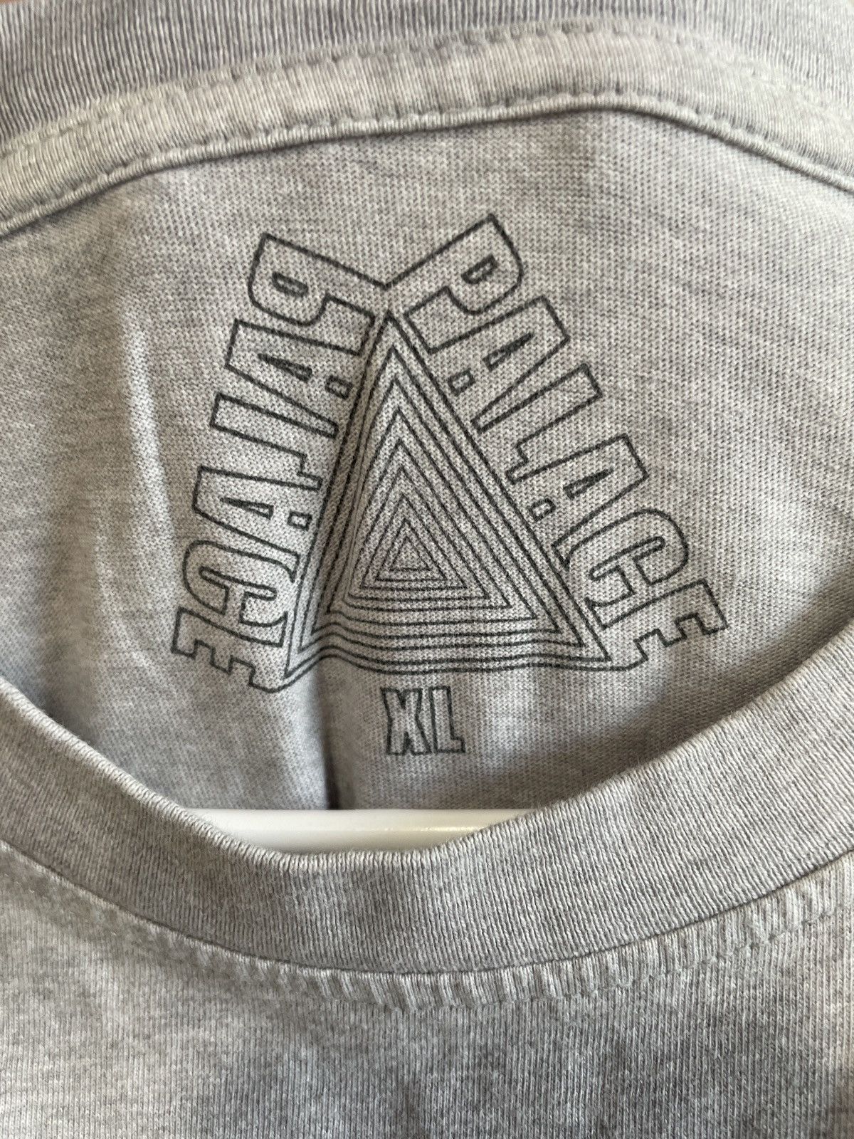 Palace Palace Tri-ferg Heaven Tee Heather Grey Size US XL / EU 56 / 4 - 4 Thumbnail