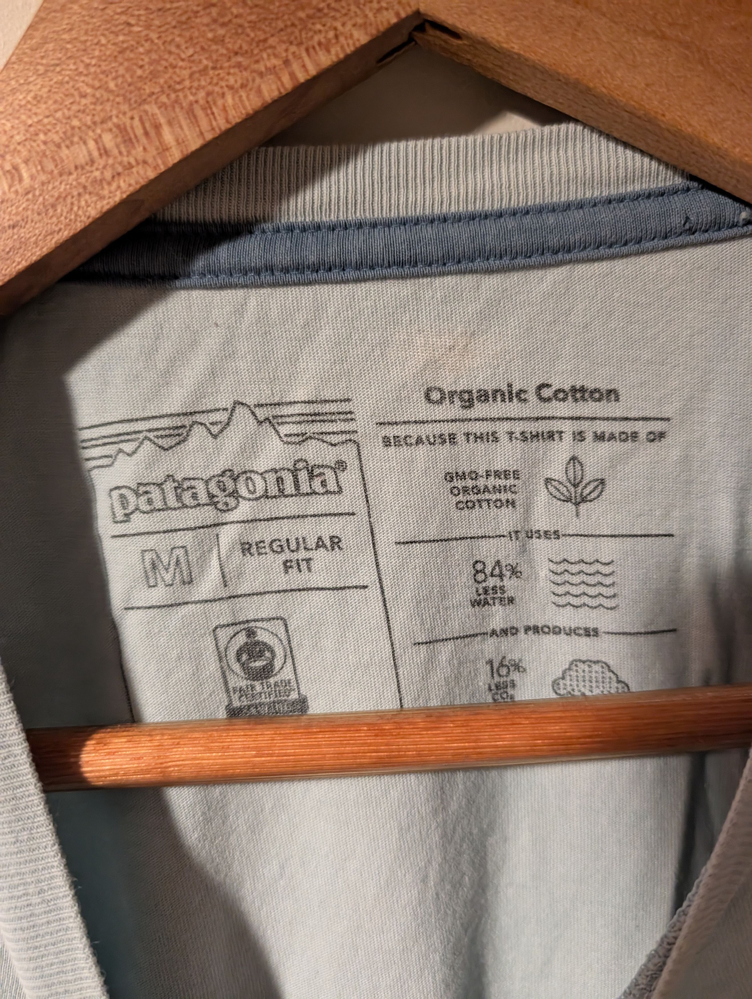 Patagonia Patagonia Regular Fit Medium Organic Cotton Logo T-Shirt Size US M / EU 48-50 / 2 - 3 Thumbnail