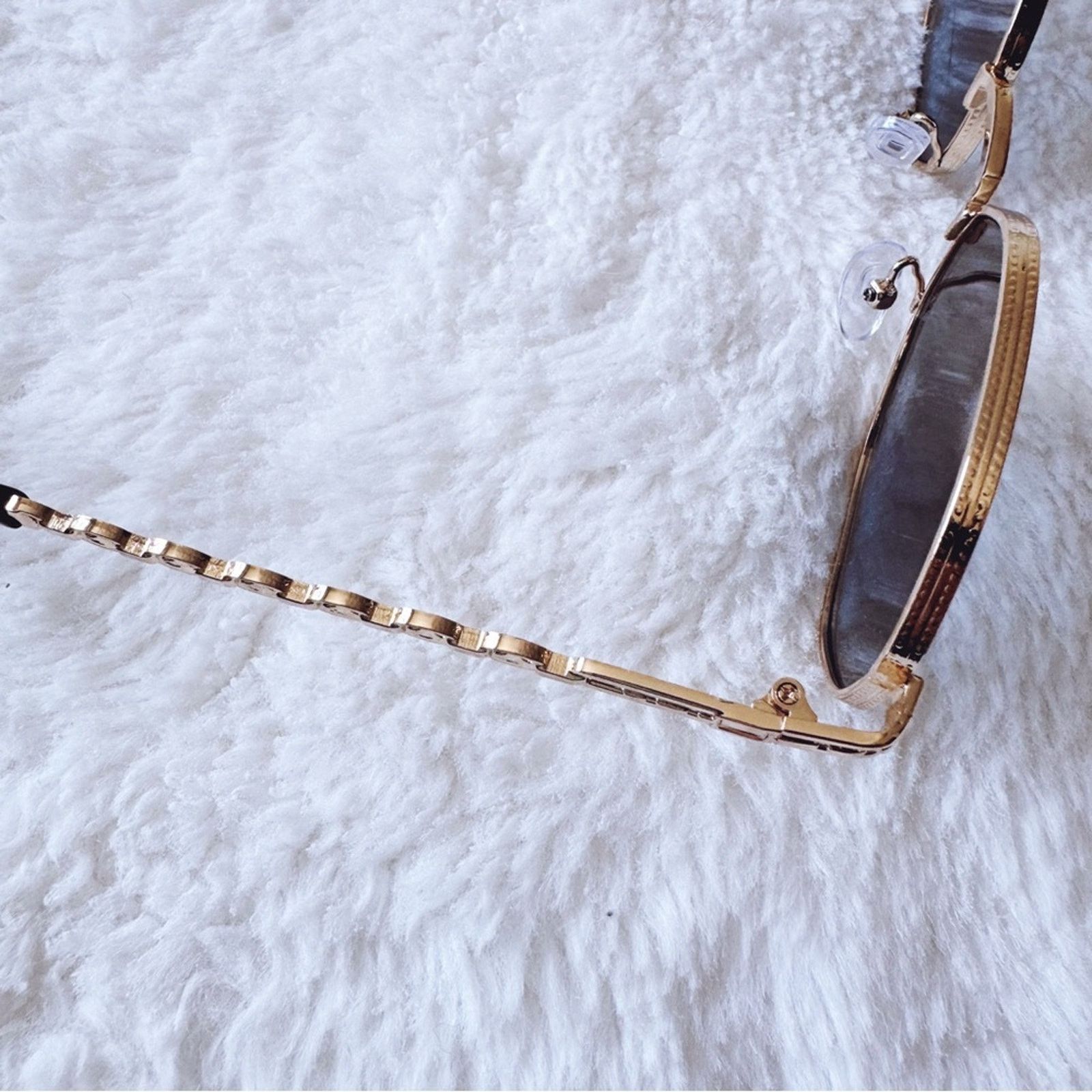 Other Phoebe Dark Blue Geometric Sunglasses Size ONE SIZE - 9 Thumbnail