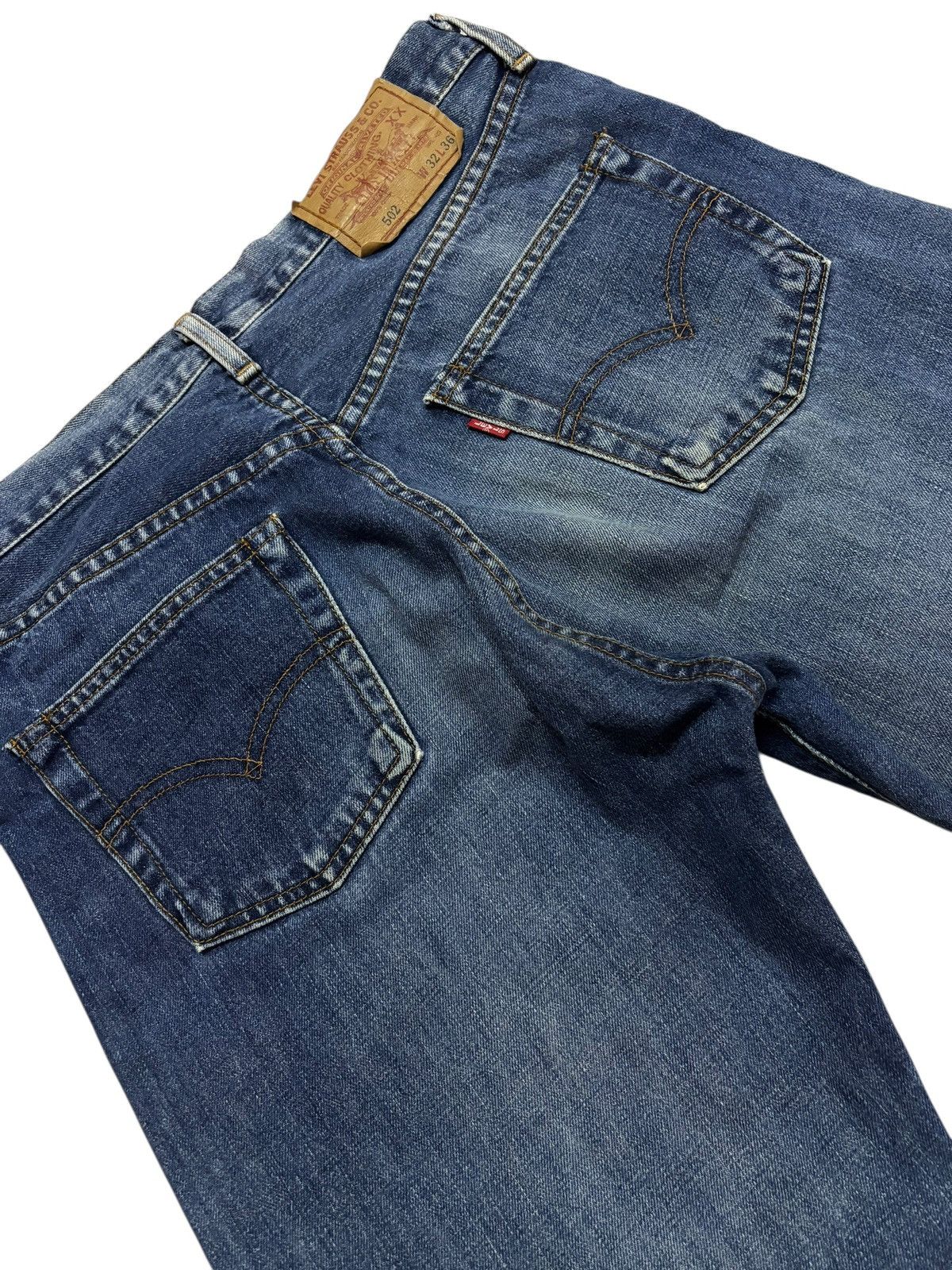 Levi's Vtg 90s Levis Japan 502 Big E Selvedge Jeans Size US 30 / EU 46 - 7 Thumbnail