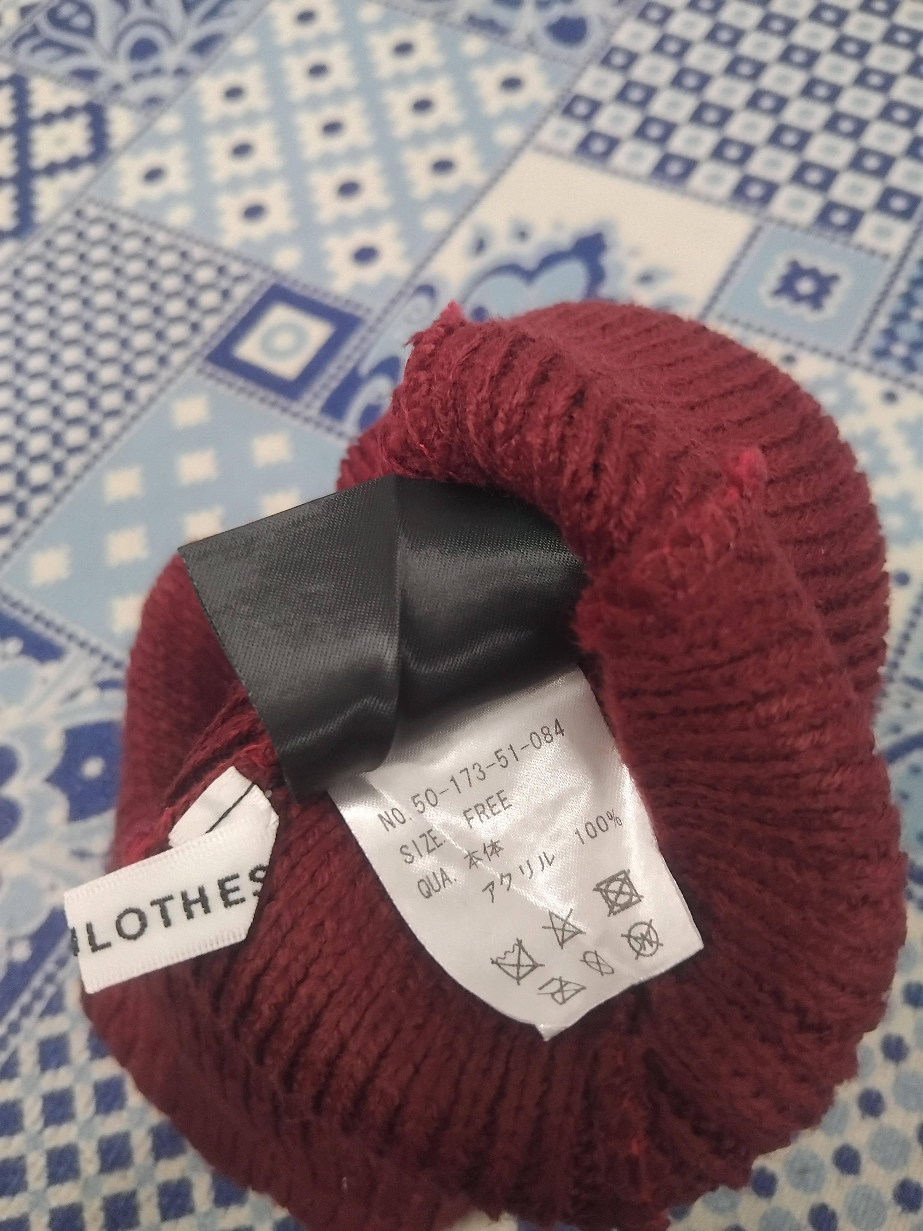 Japanese Brand 💥Everlast maroon beanie Size ONE SIZE - 3 Thumbnail