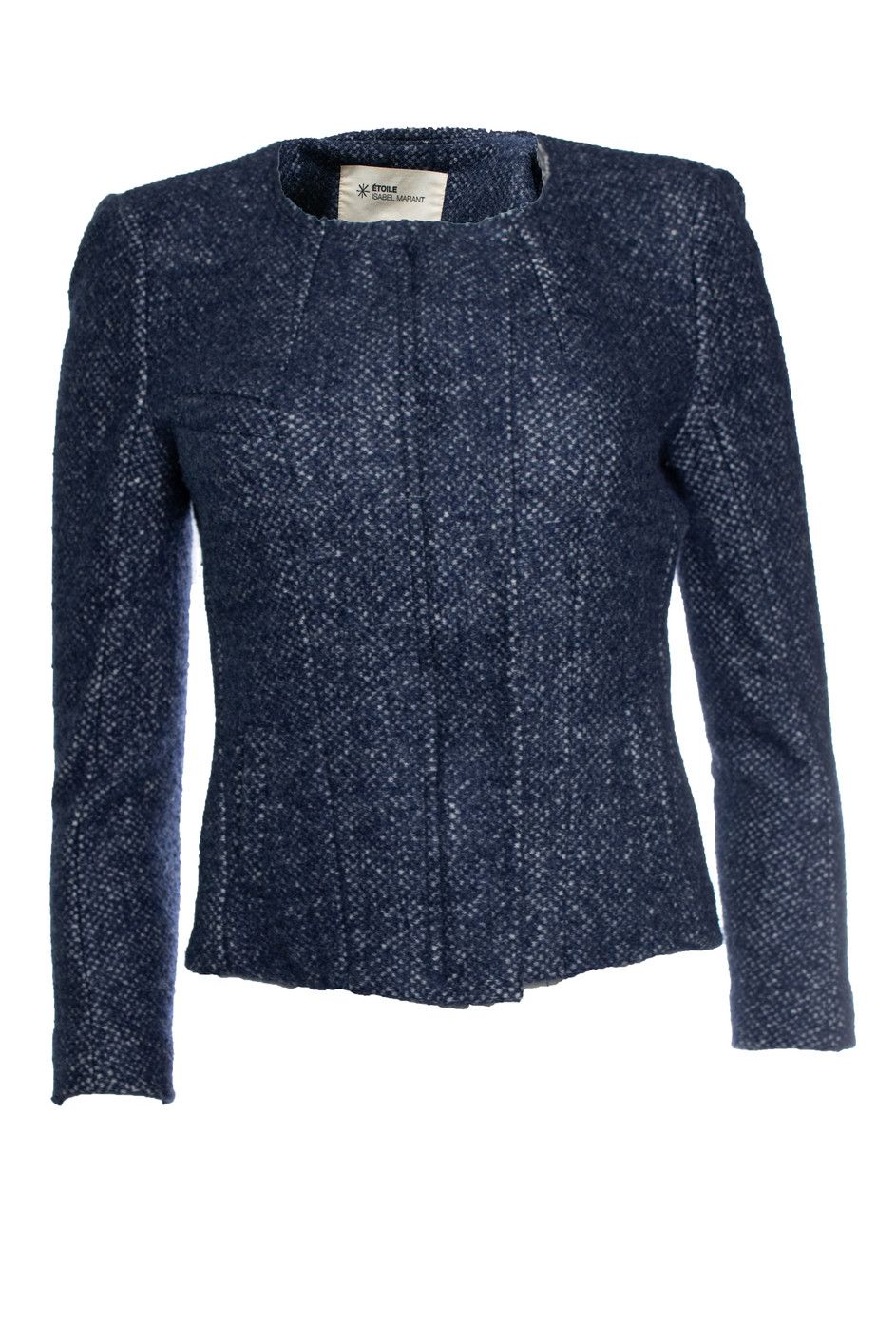Isabel Marant Etoile Isabel Marant Etoile, blue tweed jacket with zipper Size XS / US 0-2 / IT 36-38 - 1 Thumbnail