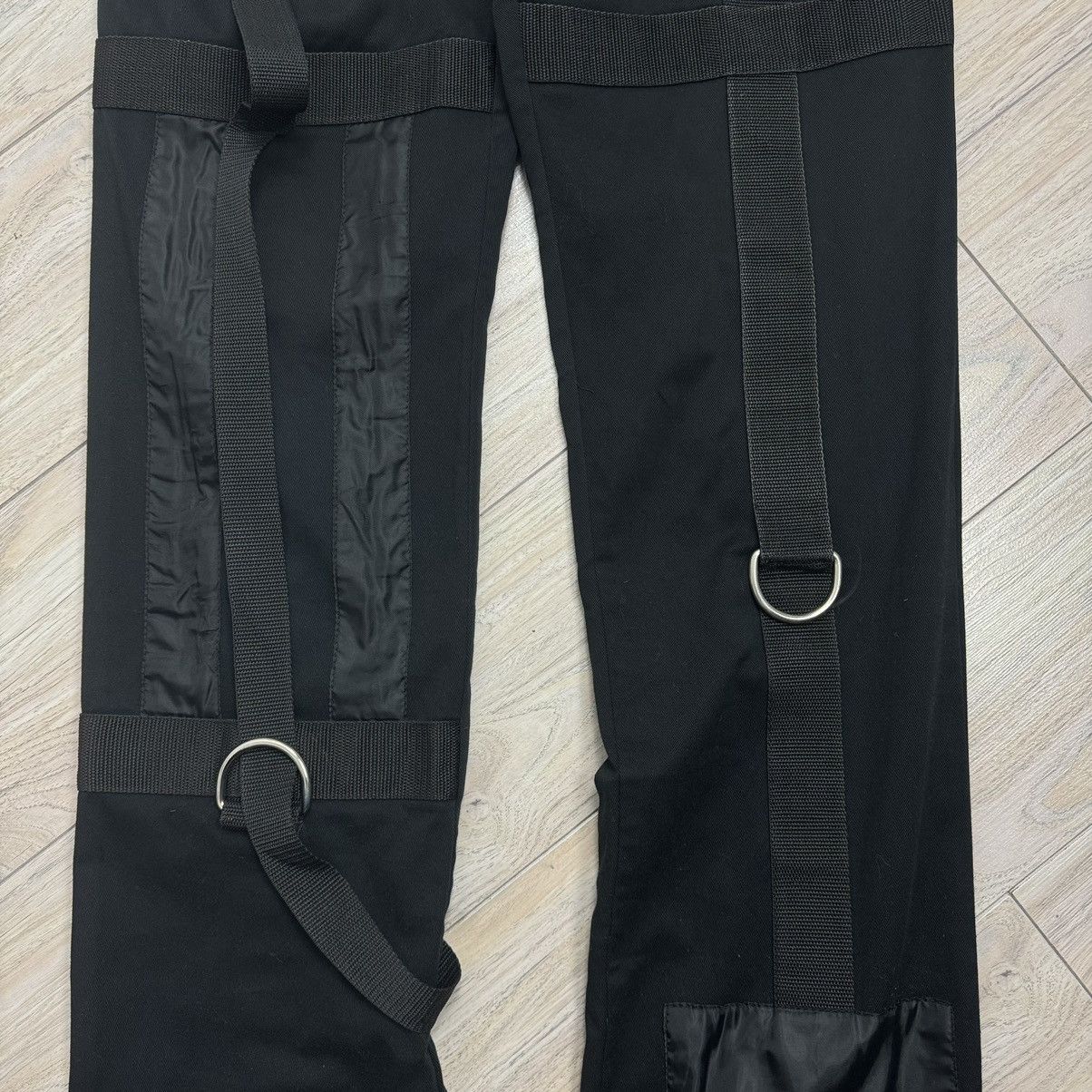 Japanese Brand Crazy Aderlass Bondage Cyber Punk GOA Multiple Belts Jeans Size US 32 / EU 48 - 6 Thumbnail