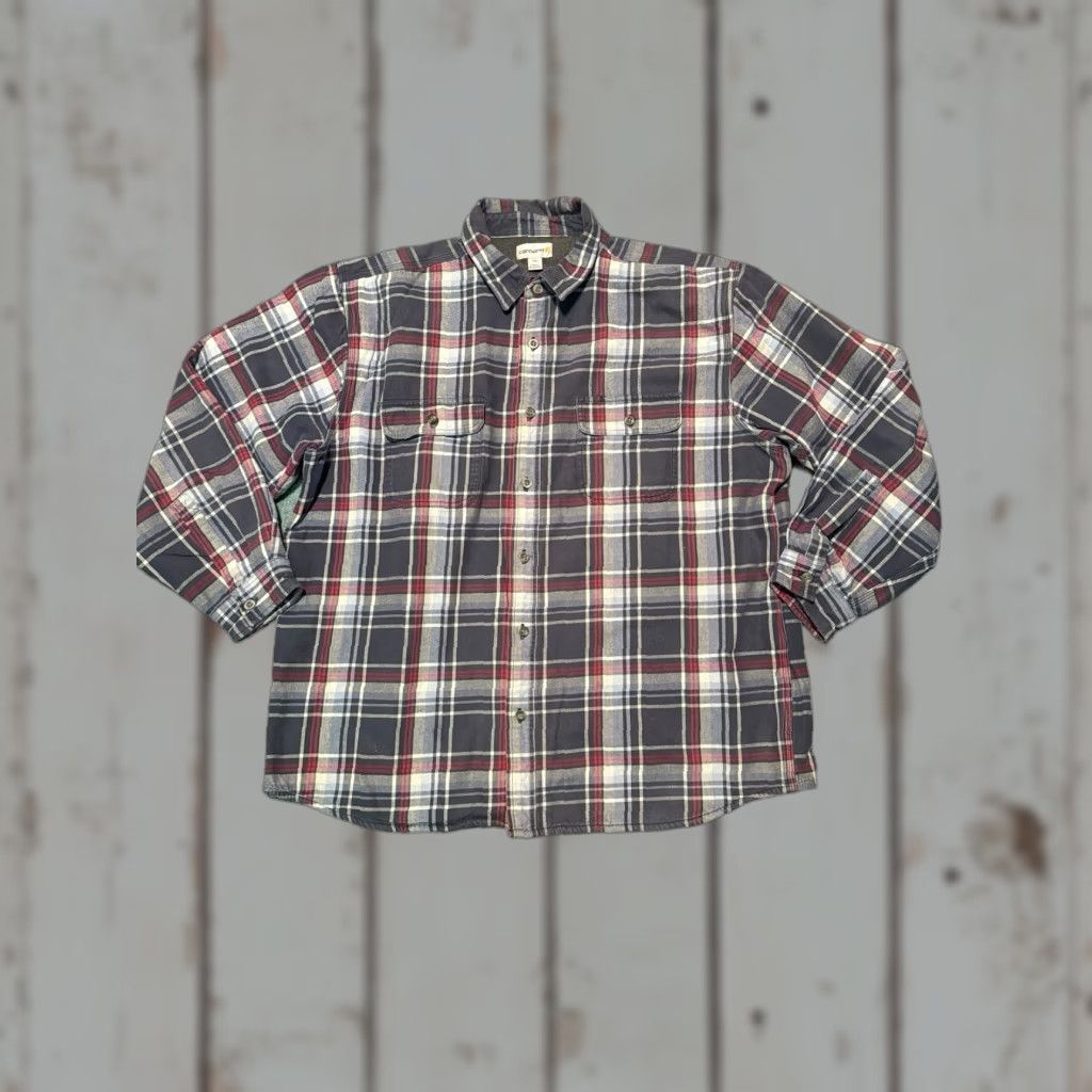 Carhartt **Youngstown Thermal Lined Flannel Shirt Jacket Men's Size 2XL** User: **Thermal Lined Flannel Shirt Jacket Men's Size 2XL** Size US XXL / EU 58 / 5 - 1 Thumbnail