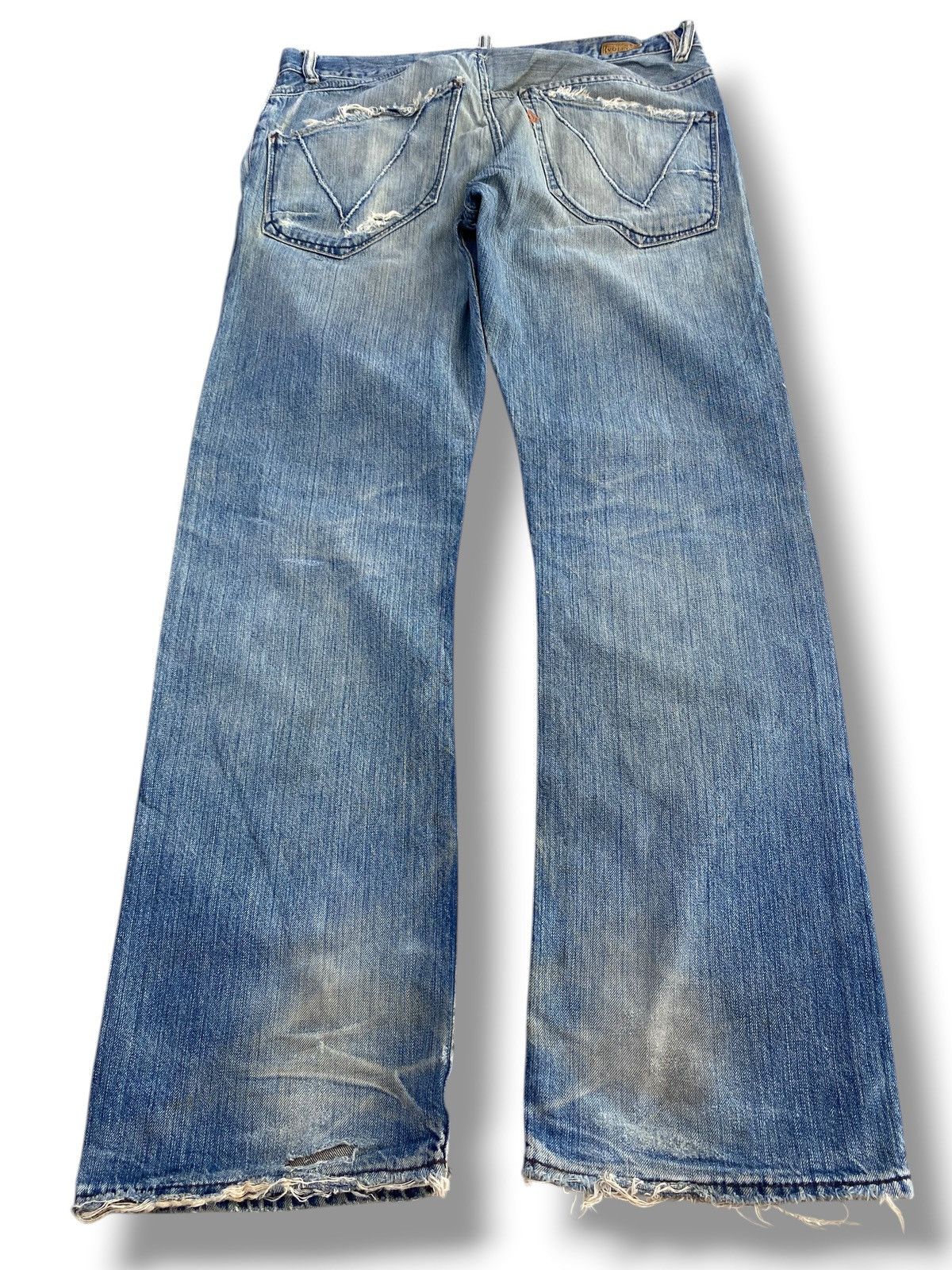 Volcom Volcom Faded Wash Style Ripped Loose Jeans Size US 34 / EU 50 - 3 Thumbnail