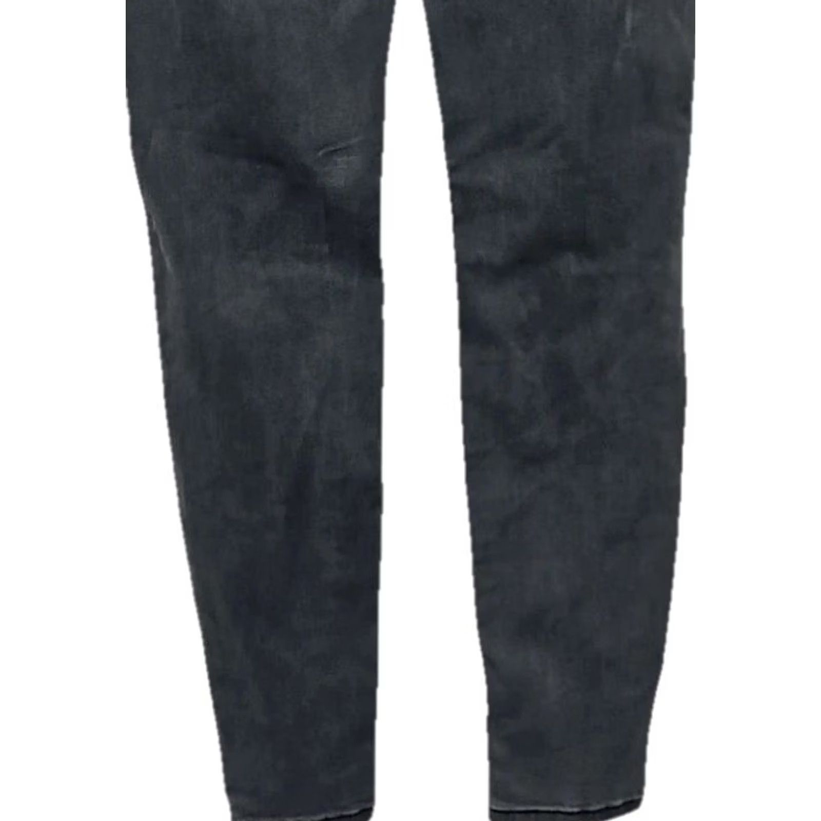 Denime YMI Skinny Jeans Juniors 5 Distressed Ripped Stretch Mid Rise Blue Denim Womens Girls 26in Inseam Regular Separate Zip Button Pant Size 27" / US 4 / IT 40 - 6 Thumbnail
