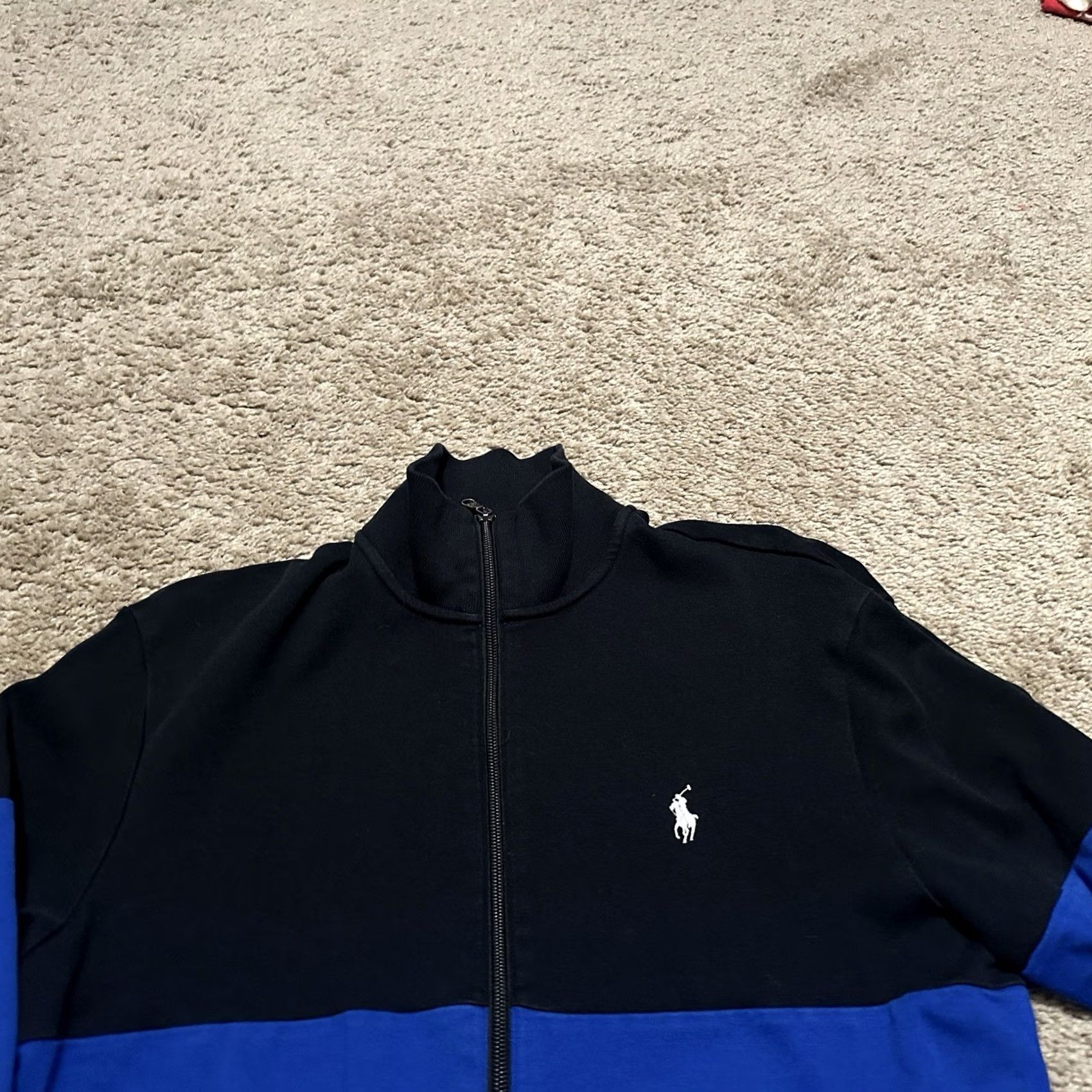 Polo Ralph Lauren Polo Ralph Lauren Jacket Mens Small Full Zip Pony Colorblock Blue Size US S / EU 44-46 / 1 - 2 Thumbnail