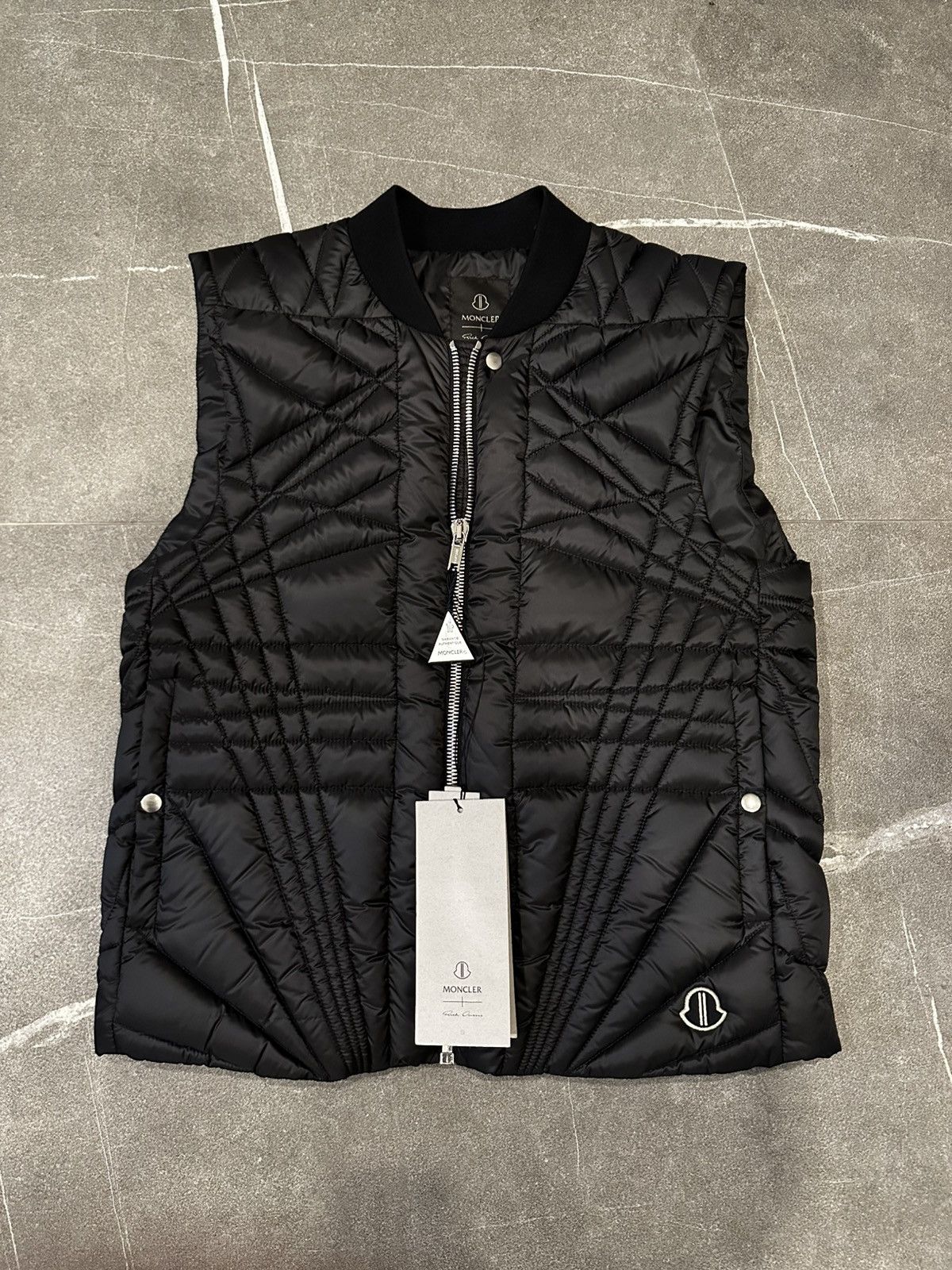 Moncler × Rick Owens Rick Owens x Moncler Black Liner Vest