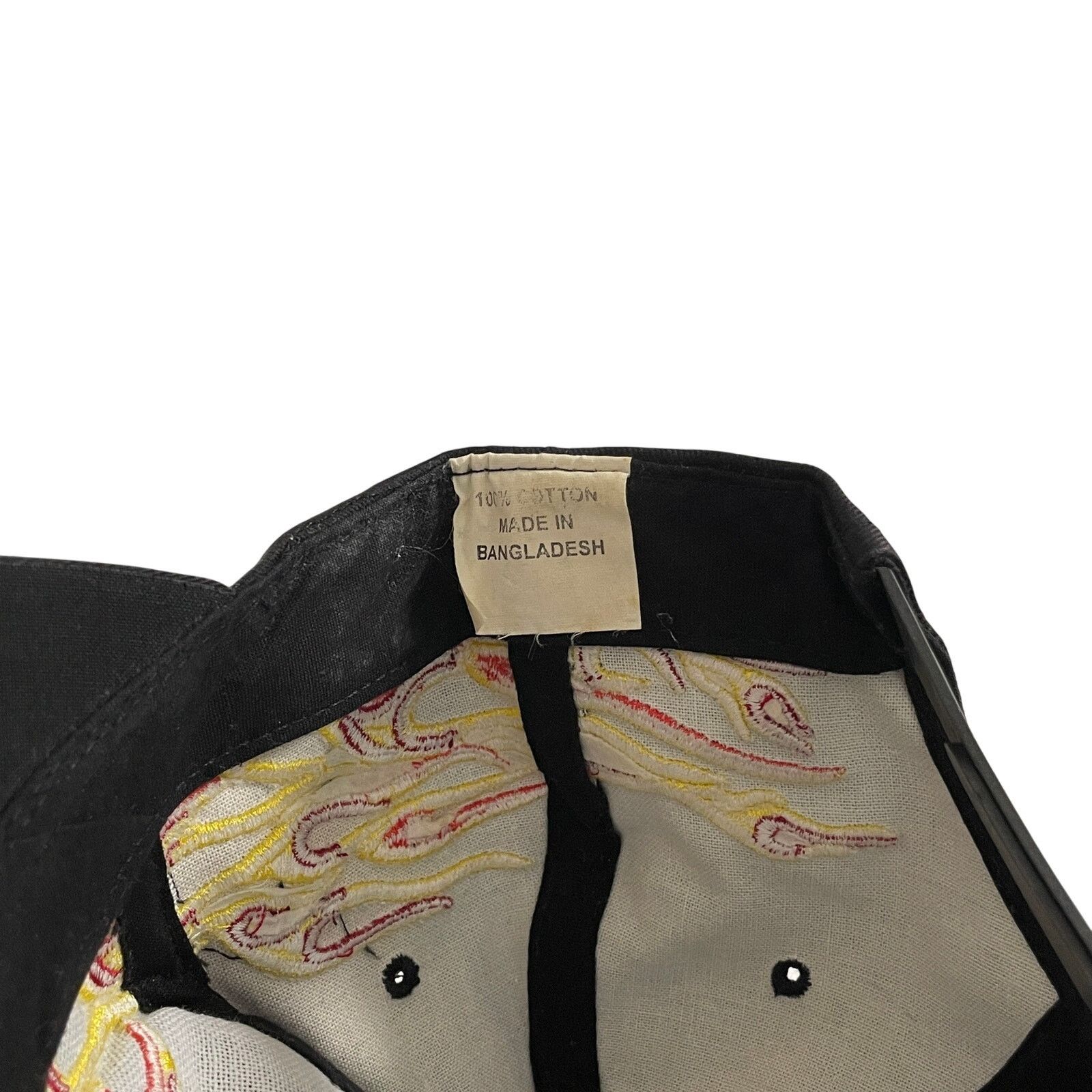 Vintage VTG Y2K 90's Mac Tools Black AOP Flame Hit Baseball Hat Cap Size ONE SIZE - 6 Thumbnail