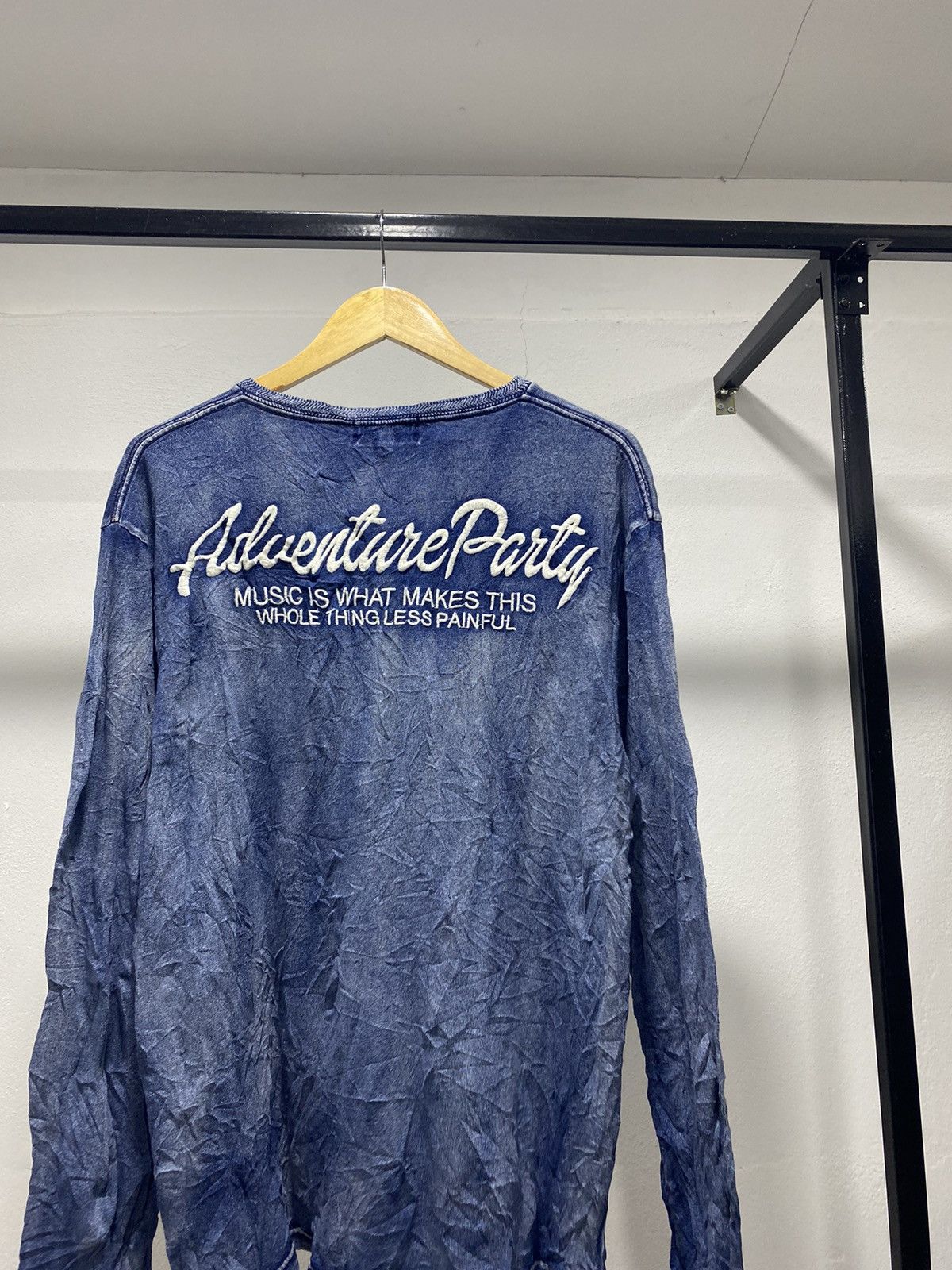 In The Attic Sick☠️ In The Attic Washed Blue Denim Indigo Punk Lgb Grunge Size US L / EU 52-54 / 3 - 2 Thumbnail