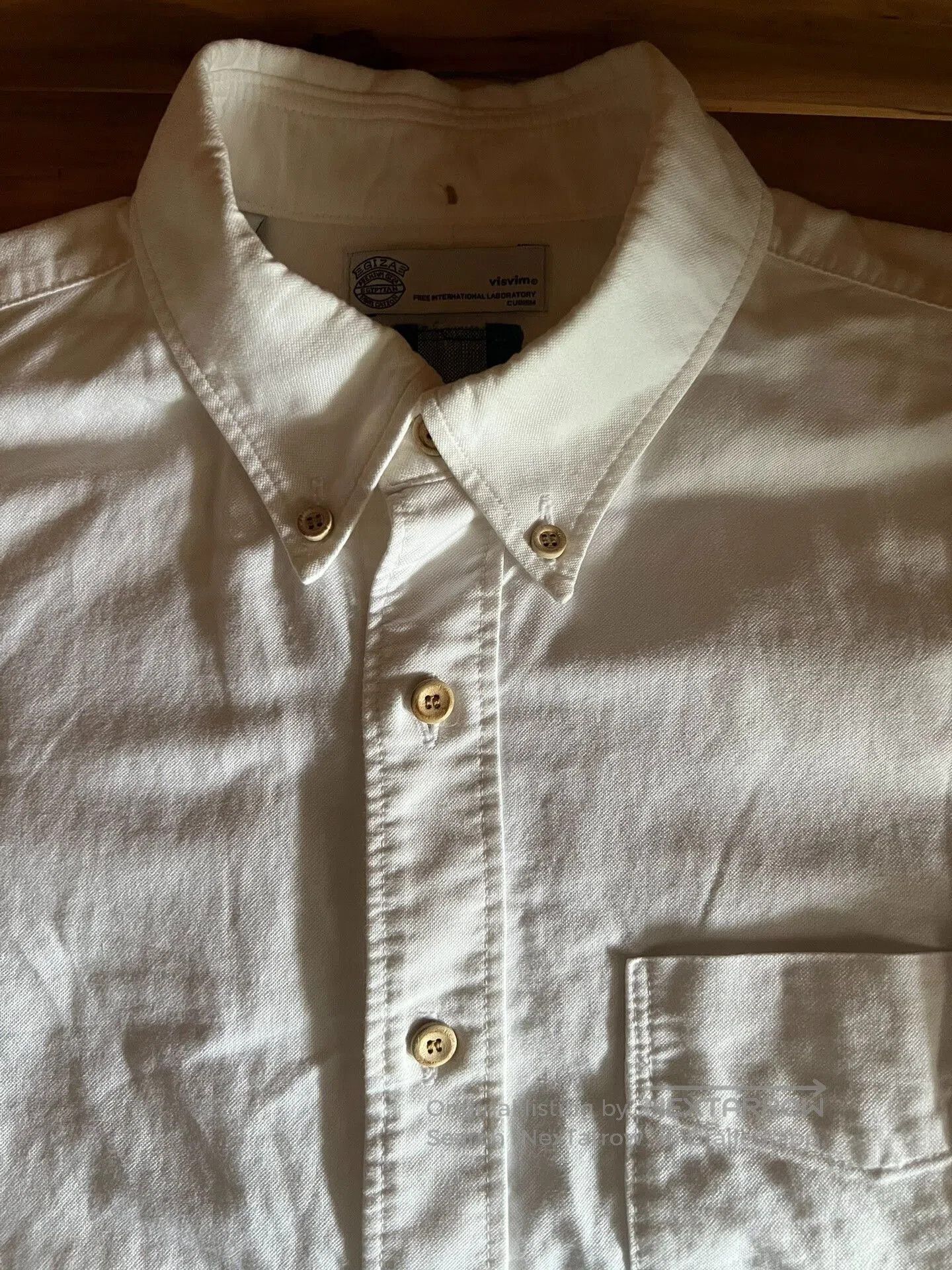 Visvim limited edition white shirt with embroidery. Size US M / EU 48-50 / 2 - 9 Thumbnail