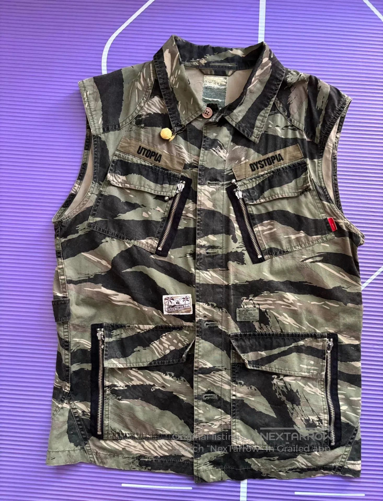 Wtaps WTAPS 08SS Tiger Camo Vest. Size US M / EU 48-50 / 2 - 1 Thumbnail
