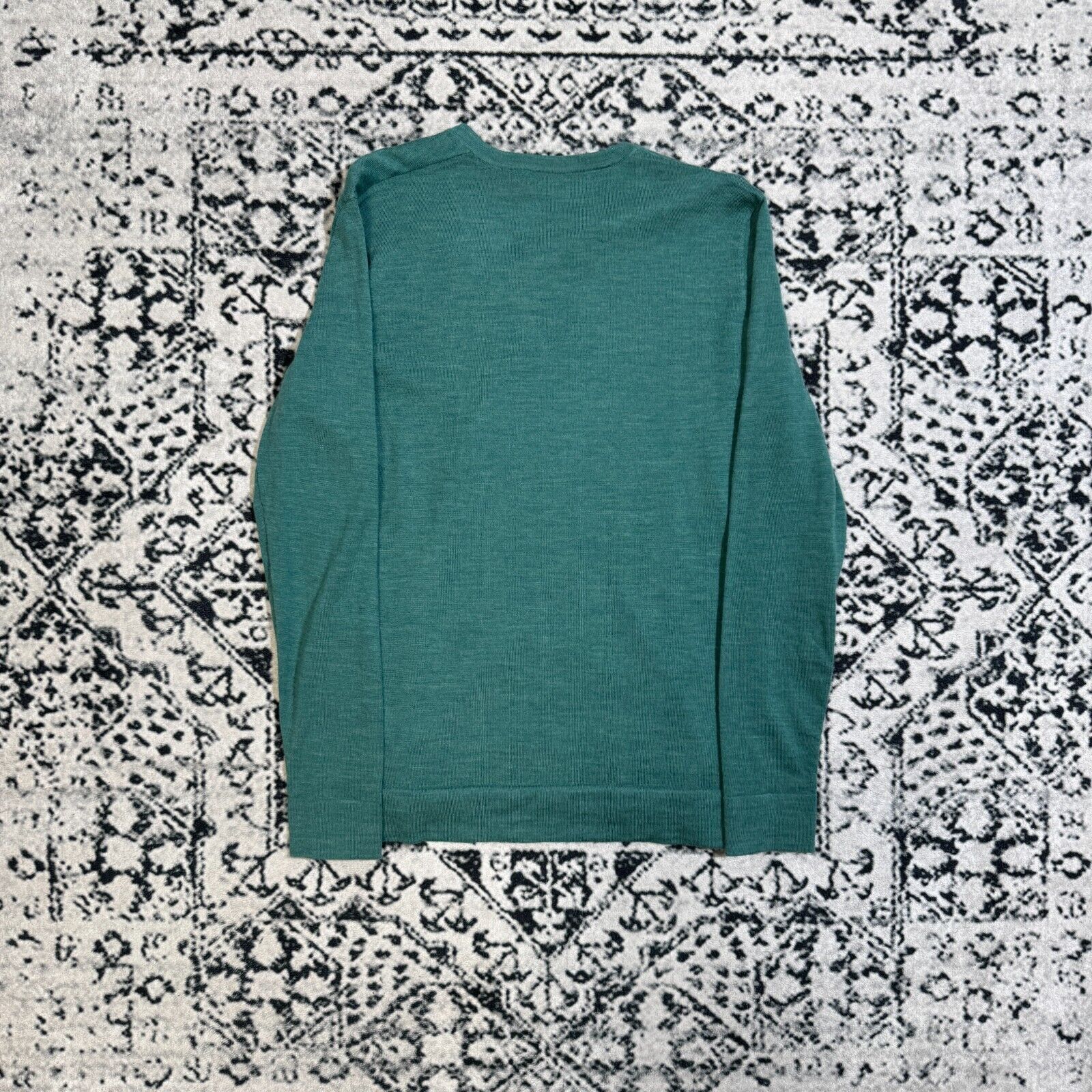 Ralph Lauren × Vintage Vintage Polo Ralph Lauren Unisex Turquoise Sweater Size S V Size US S / EU 44-46 / 1 - 10 Thumbnail