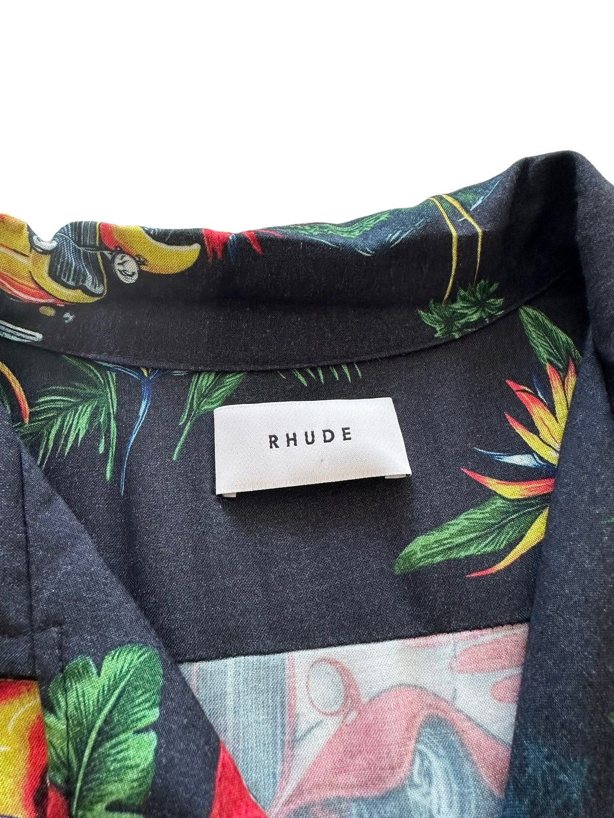 Rhude Rhude Rayon Hawaiian Shirt Hot Rod Girl Size US XL / EU 56 / 4 - 9 Thumbnail