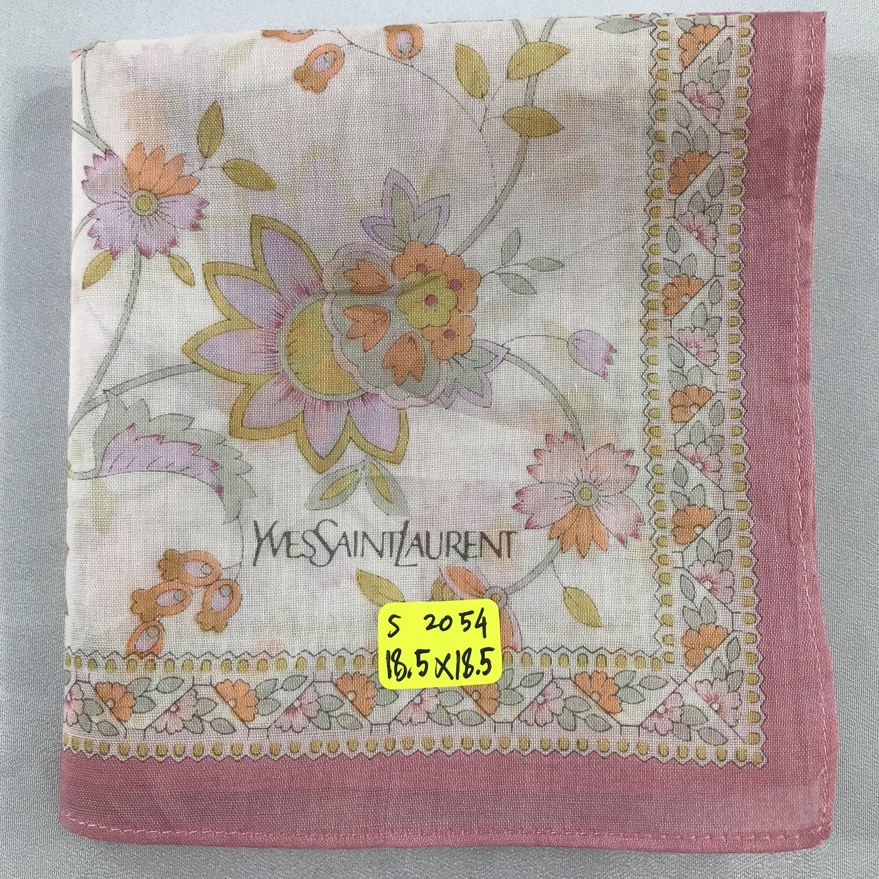 Vintage × Yves Saint Laurent Yves Saint Laurent Bandana / Handkerchief/Neckerchief -S2054 Size ONE SIZE - 5 Thumbnail
