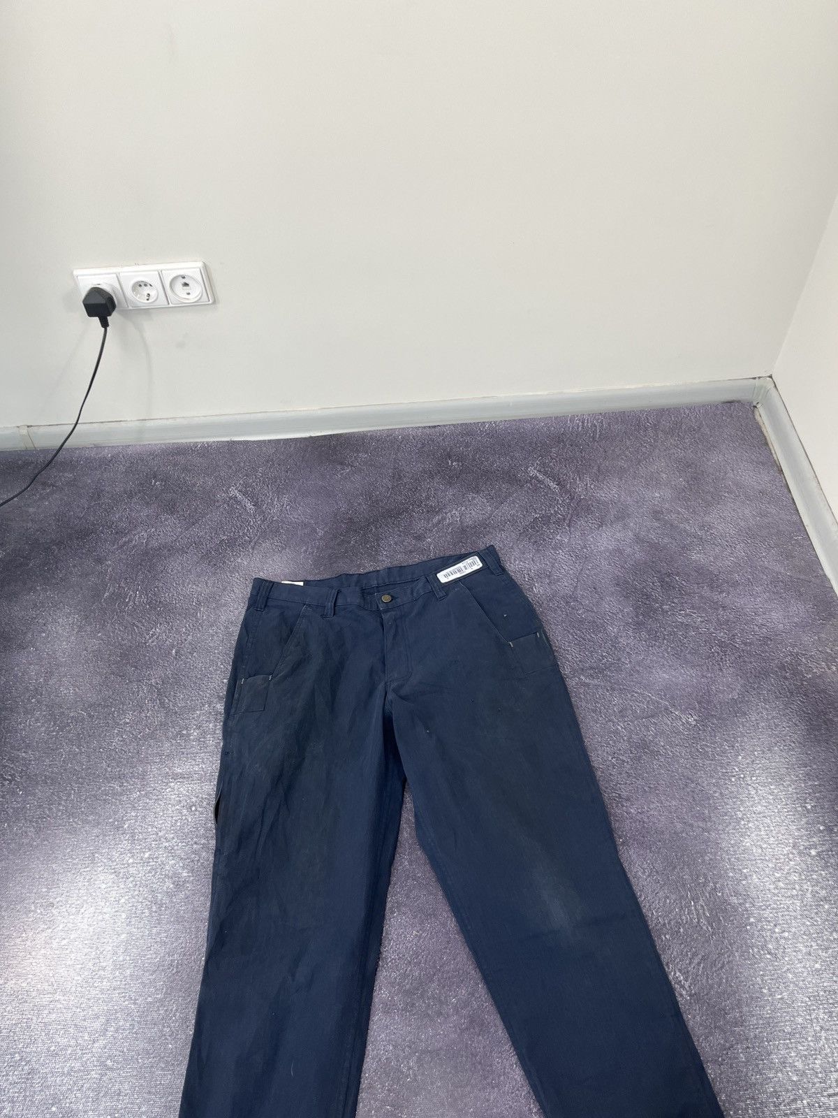 Carhartt Vintage Carhartt Y2K Navy Work Relaxed Pants Size US 34 / EU 50 - 11 Thumbnail