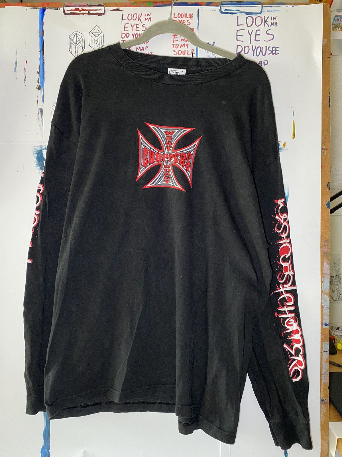 West Coast Choppers Devil longsleeve t Shirt XL vintage