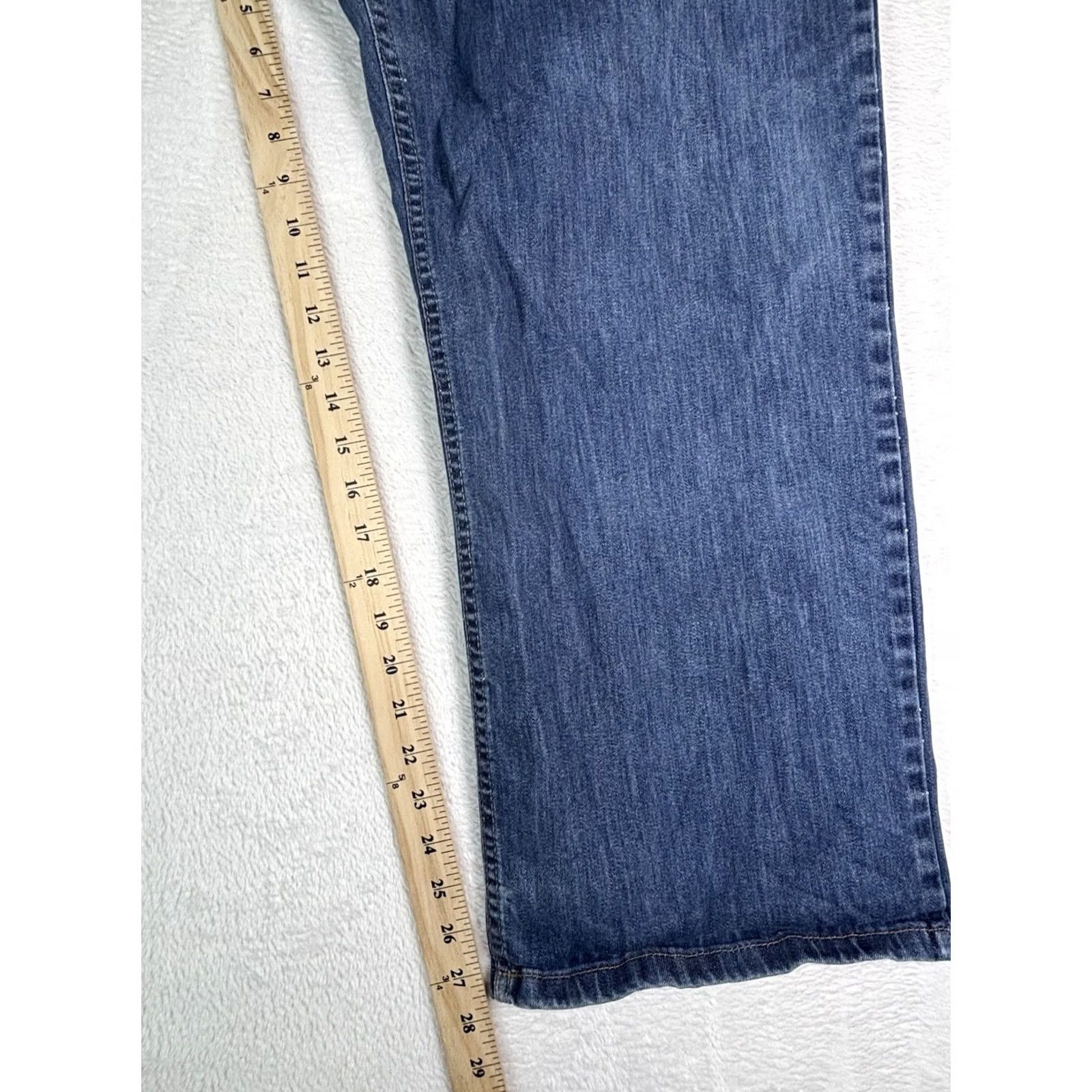 Vintage Crude FR Jeans Mens 46x32 Blue Denim FR Flame-Resistant CAT 2 Blue Jeans 2112 Size US 30 / EU 46 - 4 Thumbnail