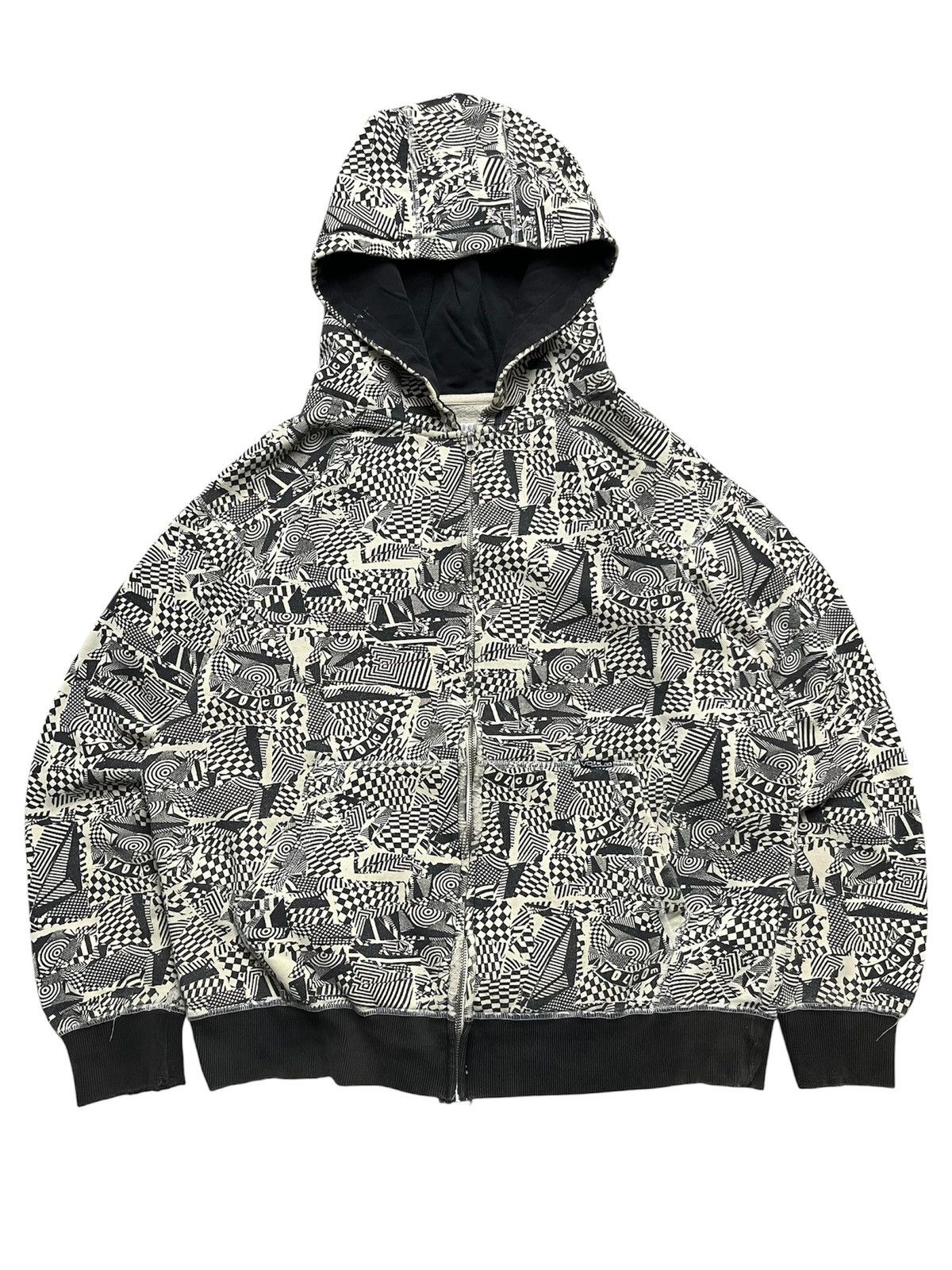 Volcom Vintage 2000s Volcom y2k Jesse Pinkman Zip Up Hoodie Size US L / EU 52-54 / 3 - 1 Thumbnail