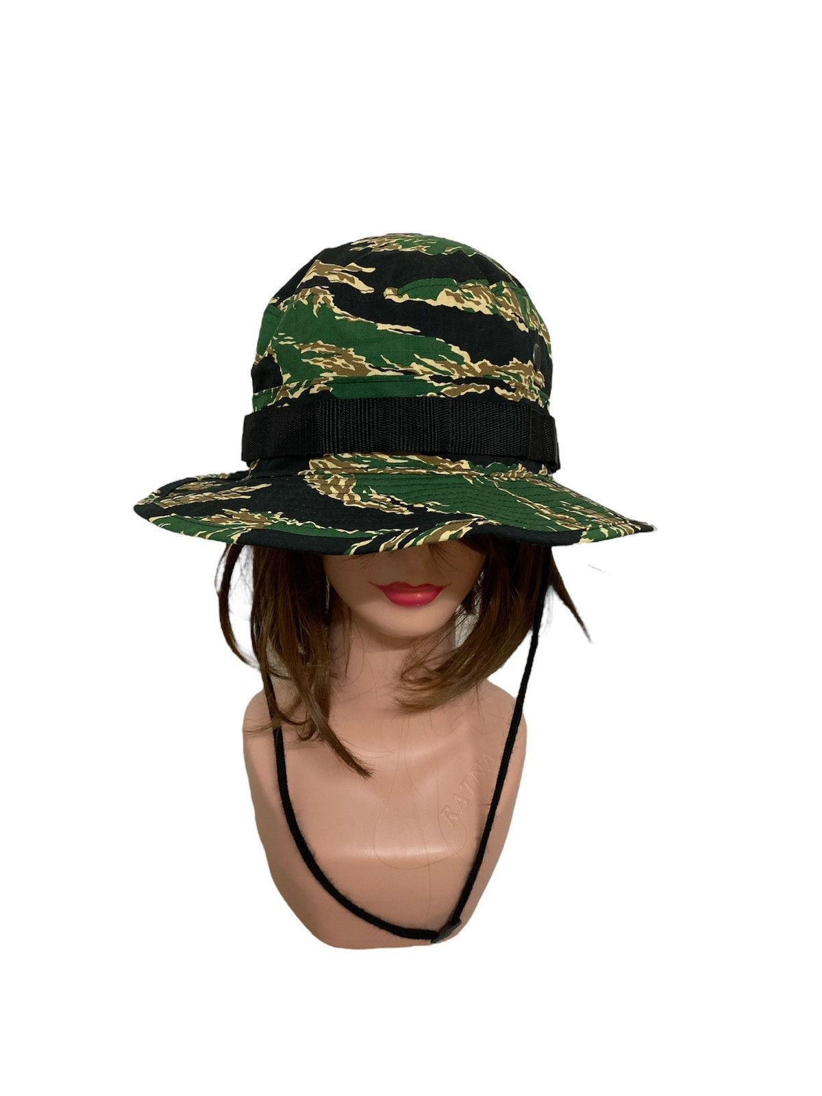 Bape × Nigo A Bathing Ape Bape Tiger Stripe Camo Bucket Hat Size ONE SIZE - 1 Thumbnail