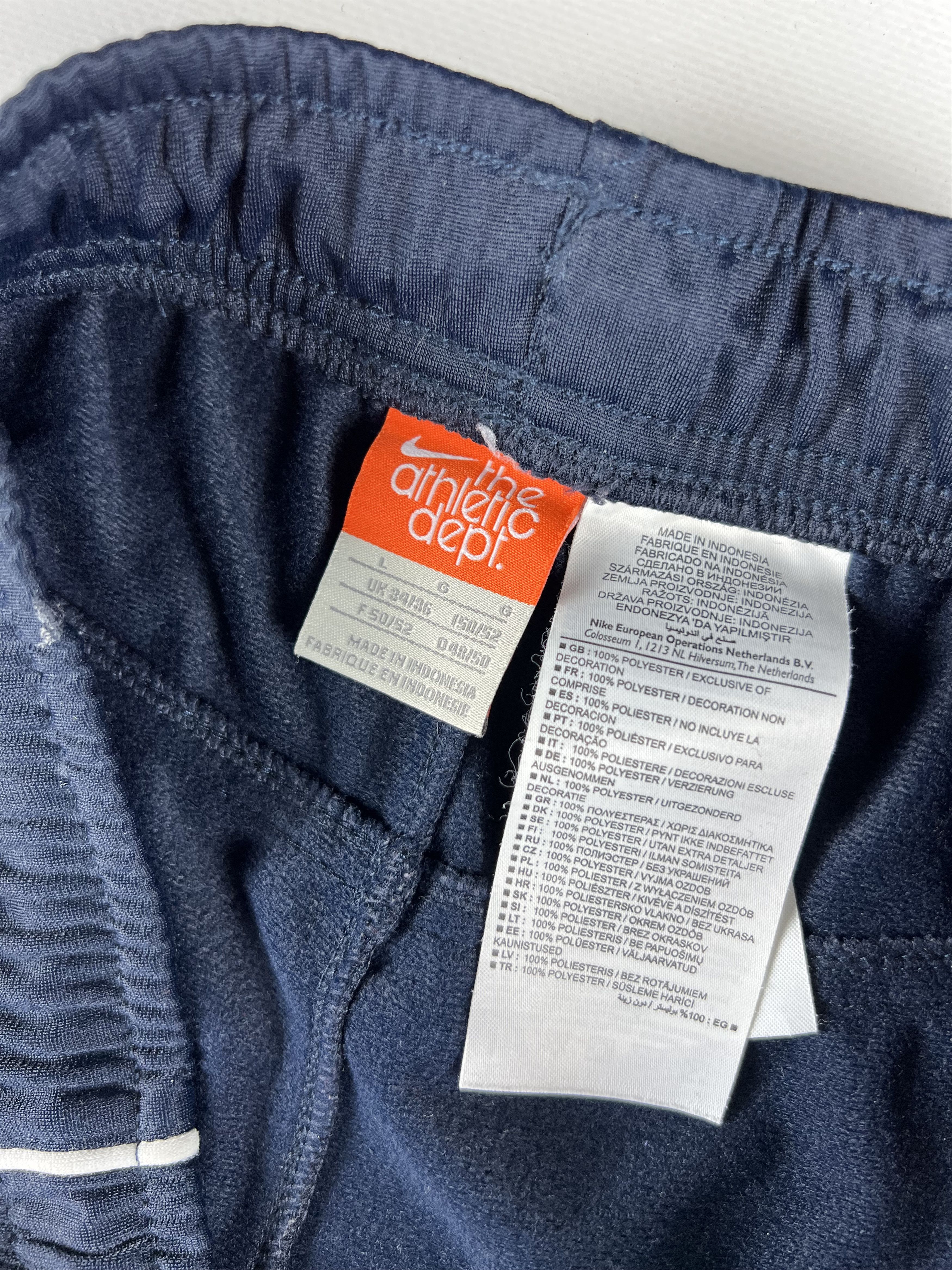 Nike × Vintage Vintage Nike Drill Track Pants L Size US 36 / EU 52 - 4 Thumbnail