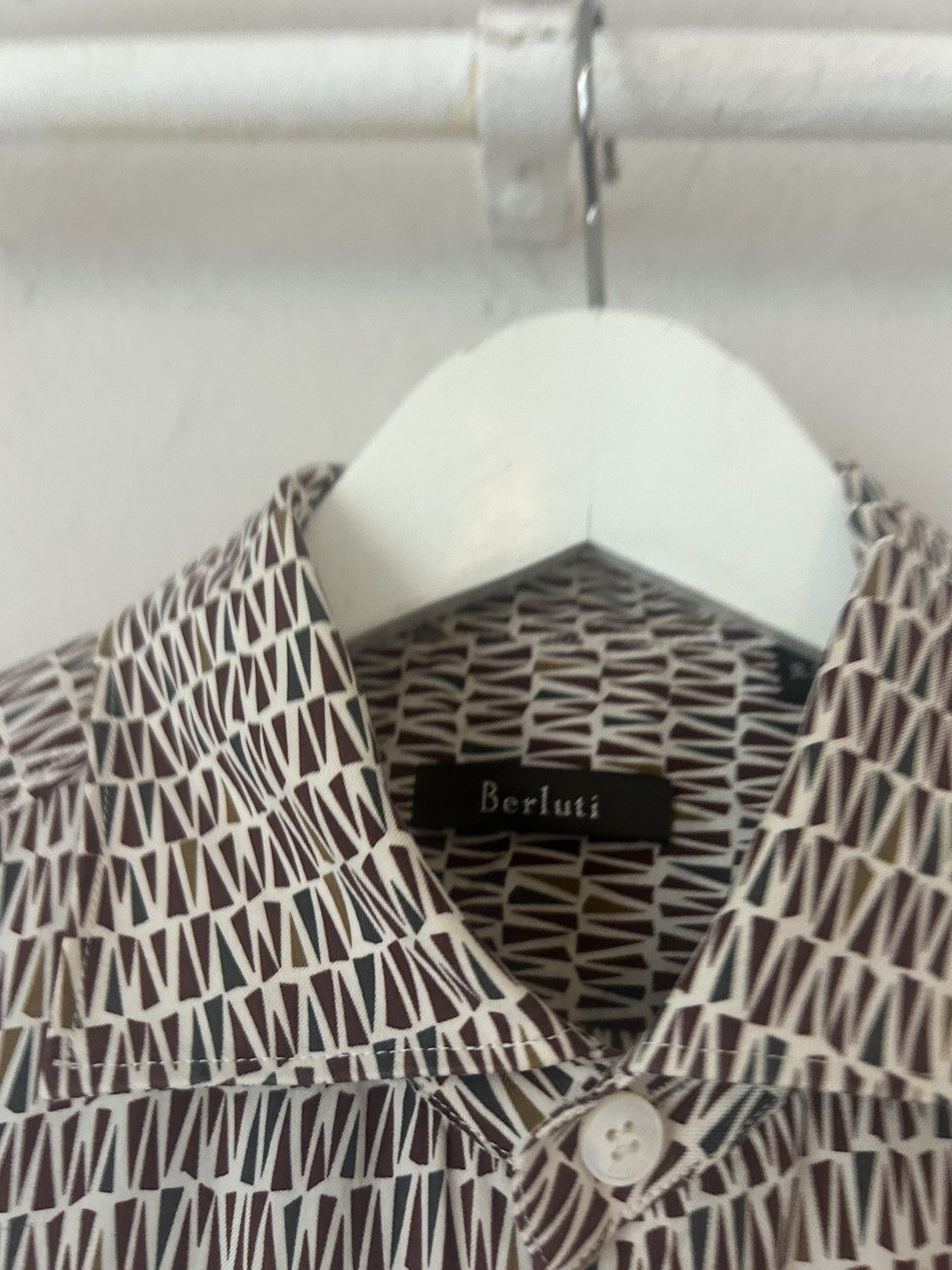Berluti Abstract Print Shirt Size US M / EU 48-50 / 2 - 6 Thumbnail
