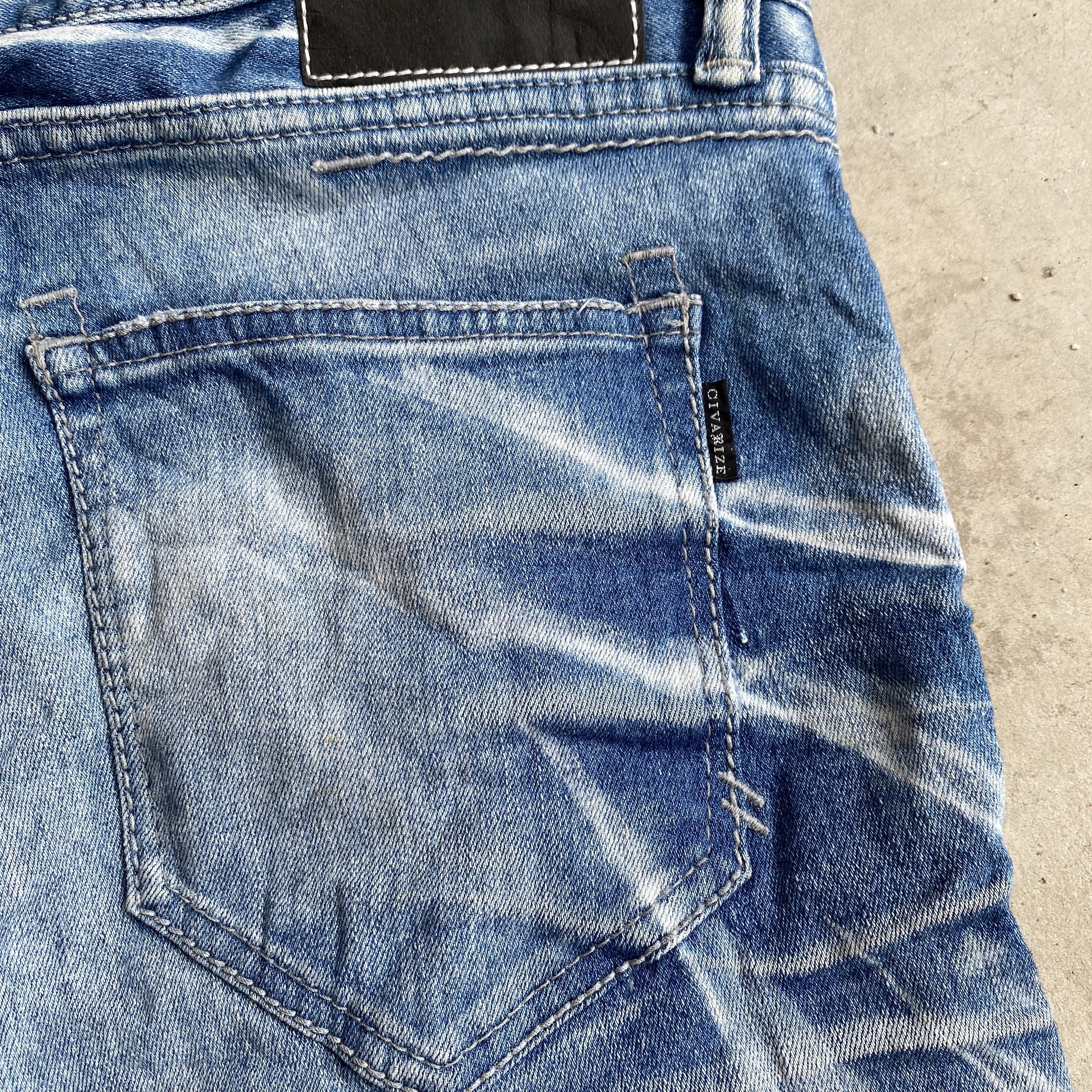 Le Grande Bleu (L.G.B.) Civarize Whisker Flare Claw Mark Jeans Size US 30 / EU 46 - 11 Thumbnail