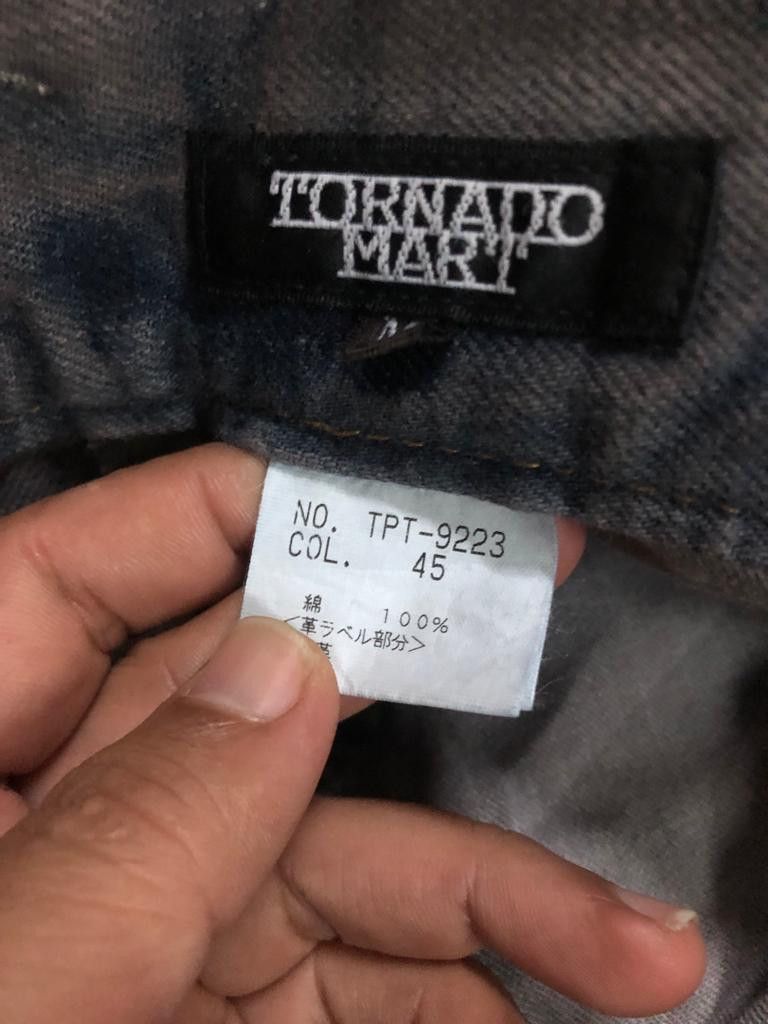 If Six Was Nine × Japanese Brand × Tornado Mart Tornado Mart Snake Print Flare Denim Pants Size US 32 / EU 48 - 3 Thumbnail