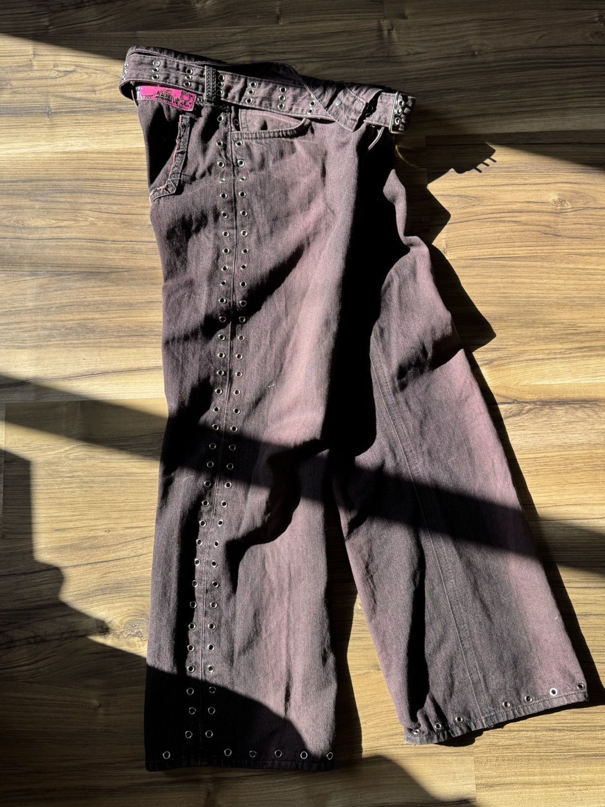 Cheap Monday Cheap Monday AntiLow Waist Baggy Jeans Pink Purple Size 27" / US 4 / IT 40 - 20 Thumbnail