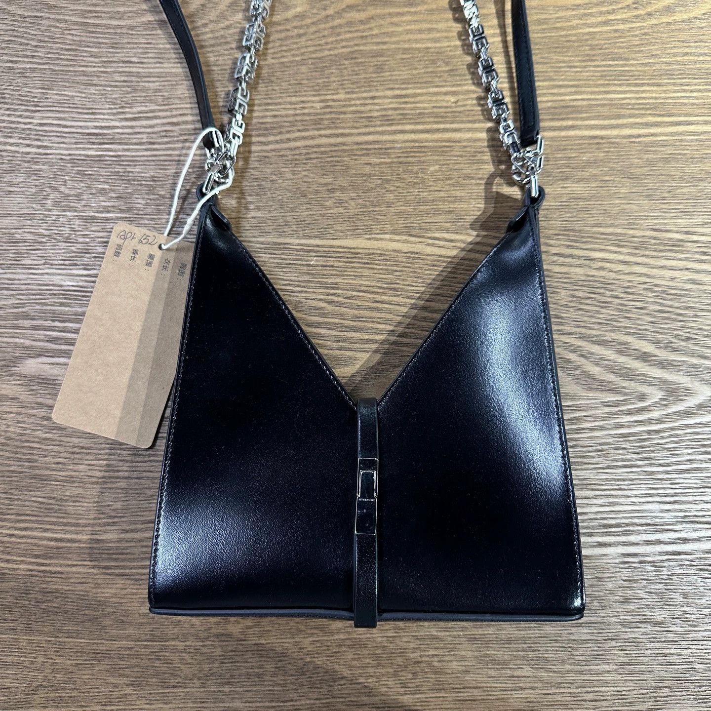 Givenchy Givenchy apr652 cut-out metal G Cube chain cowhide cross bag Size ONE SIZE - 3 Thumbnail