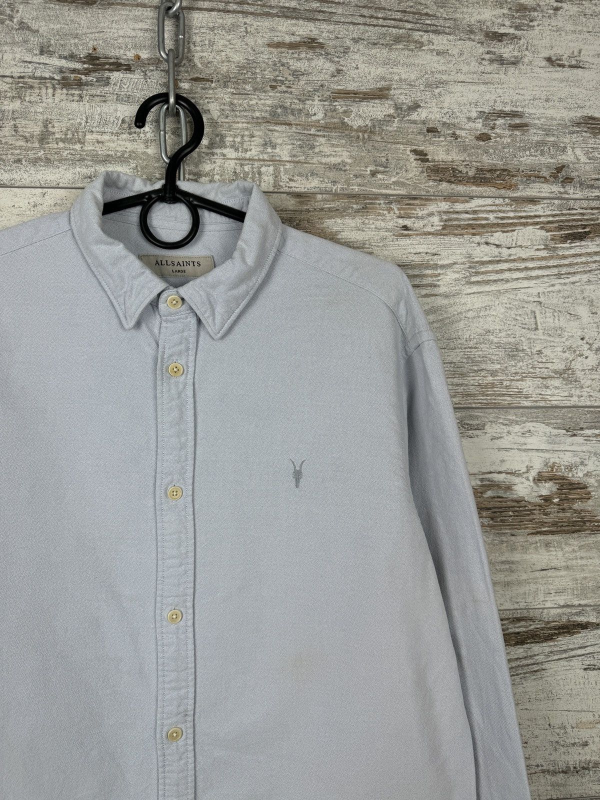 Allsaints Mens Vintage AllSaints COUNTY LS SHIRT button up Japanese Size US L / EU 52-54 / 3 - 3 Thumbnail
