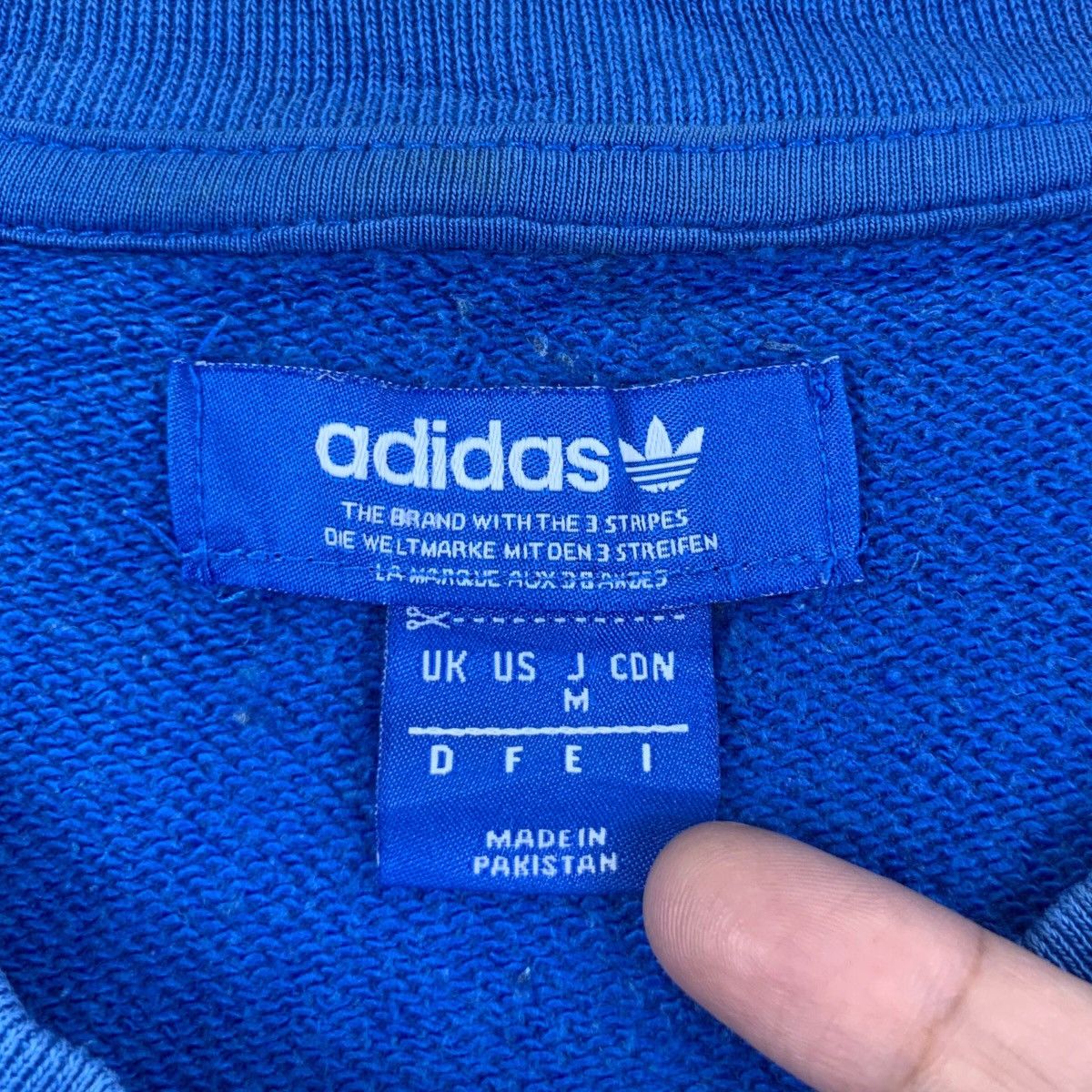 Adidas ADIDAS EQUIPMENT 3 Stripes Side Tape Multi Color Sweatshirt Size US M / EU 48-50 / 2 - 7 Thumbnail