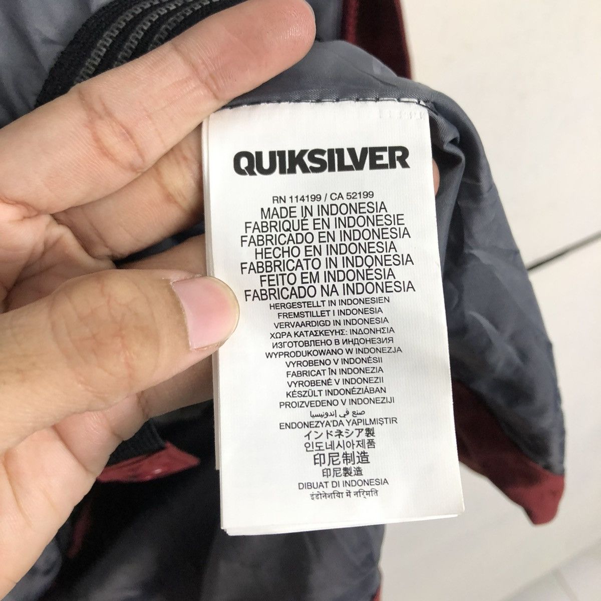 Quiksilver 🔥VINTAGE ZIPPER JACKET QUICKSILVER DRYFLIGHT TECHNOLOGY Size US L / EU 52-54 / 3 - 22 Thumbnail