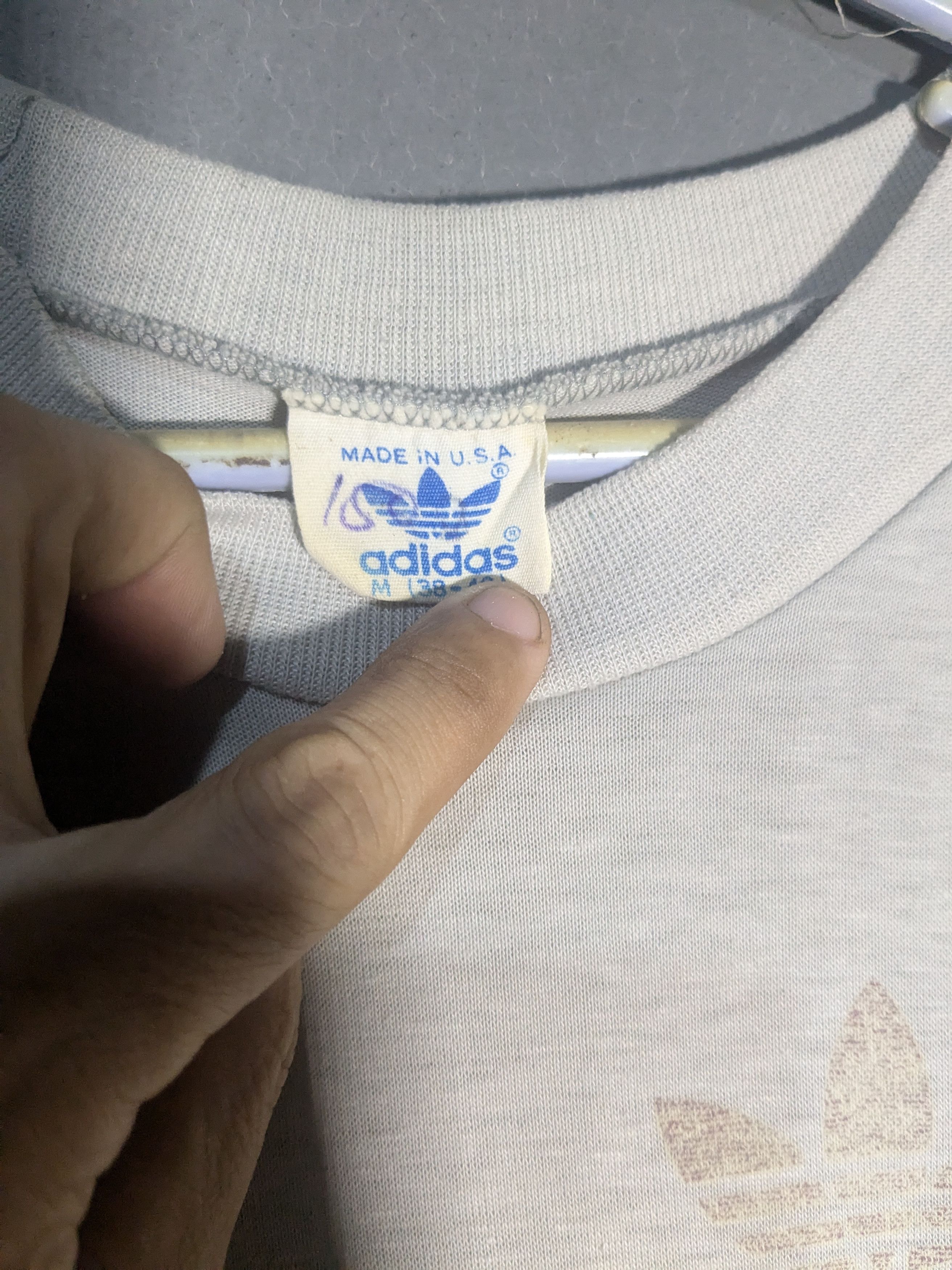 Adidas adidas vintage made in USA tshirt 80's size medium Size US M / EU 48-50 / 2 - 4 Thumbnail