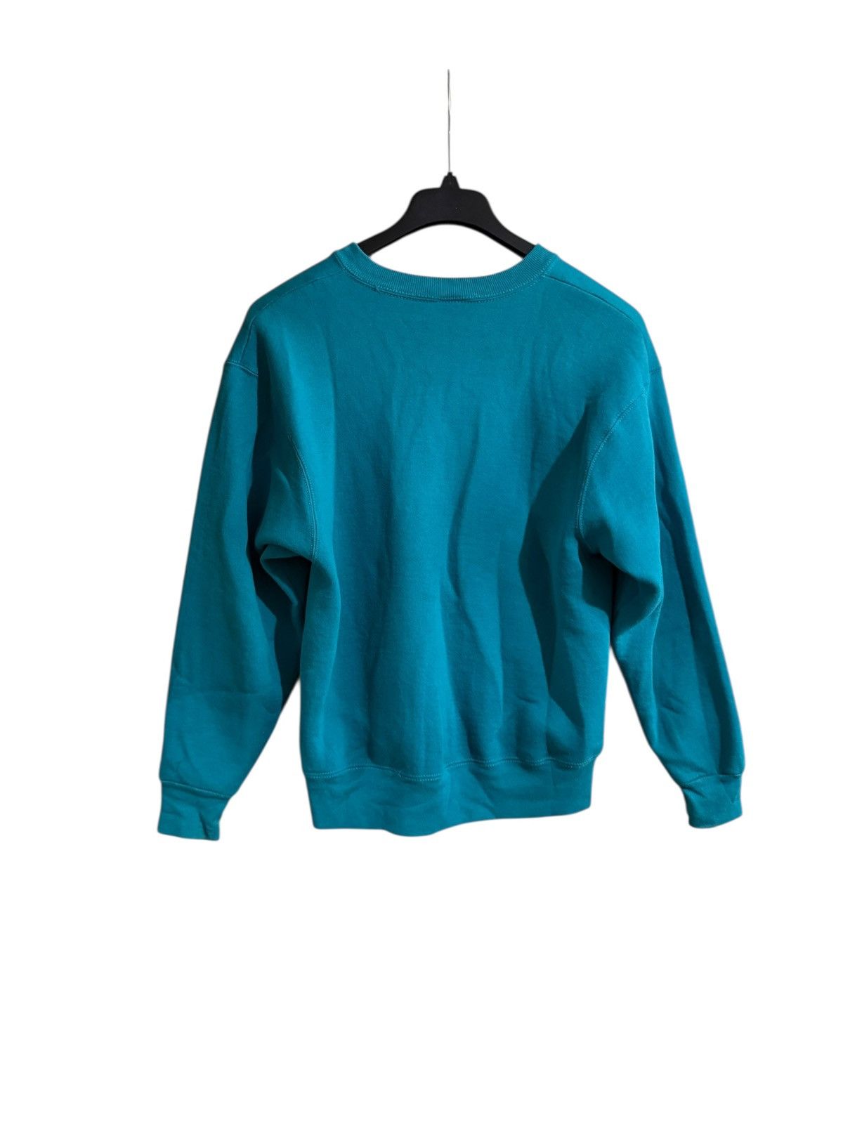 Vintage Teal smiley face sweater Size US S / EU 44-46 / 1 - 3 Thumbnail