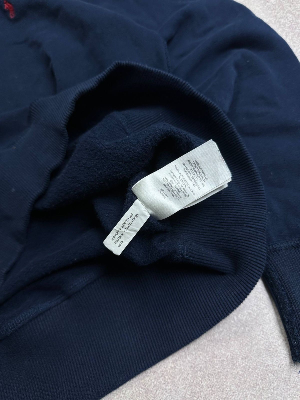Polo Ralph Lauren Vintage Polo Ralph Lauren Navy Blue Boxy Sweatshirt S Size US S / EU 44-46 / 1 - 6 Thumbnail